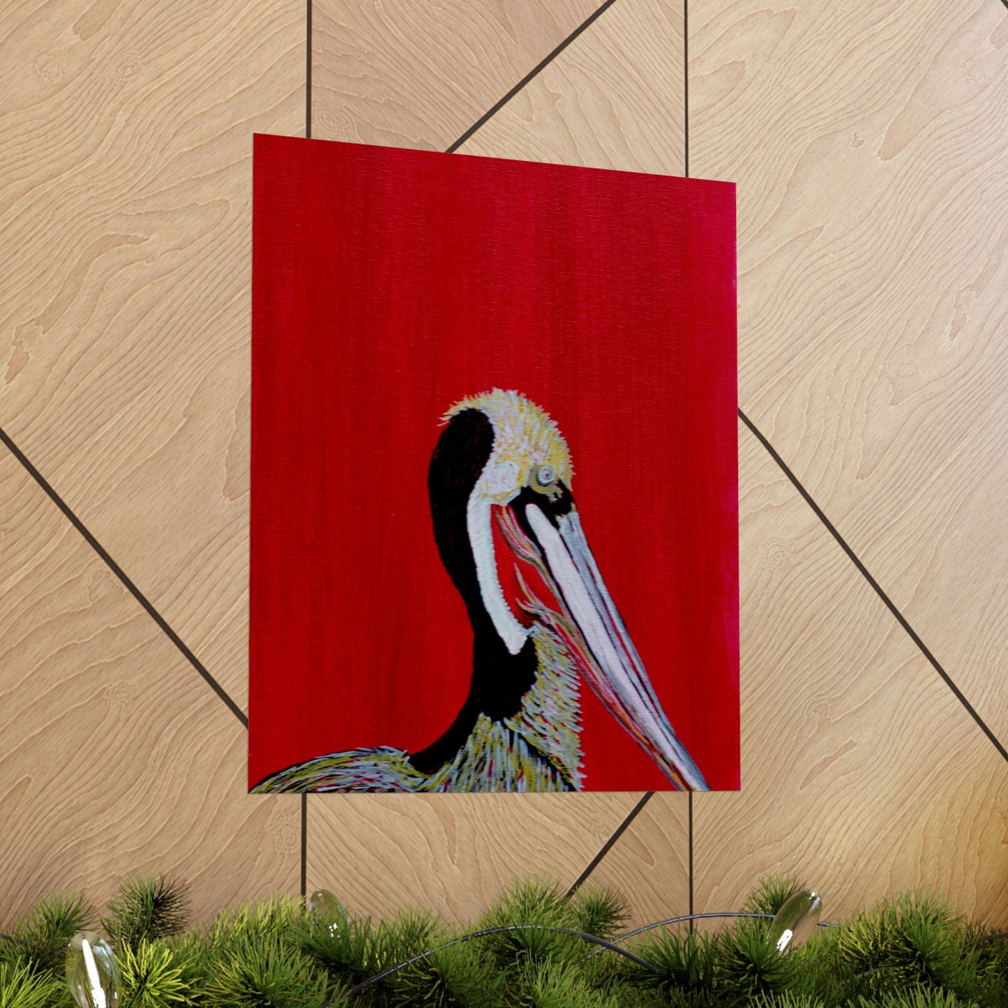 Balanced Pelican Fine Art Matte Vertical Posters