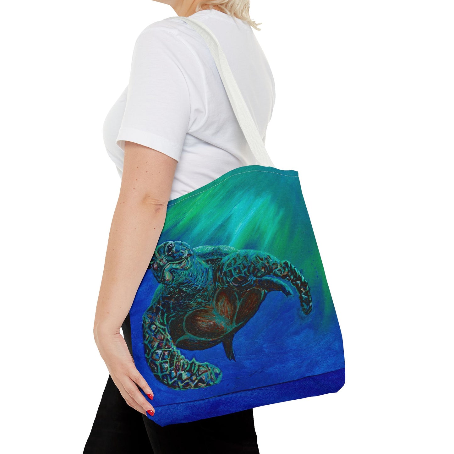 Fine Art Sea Turtles Tote Bag (AOP)