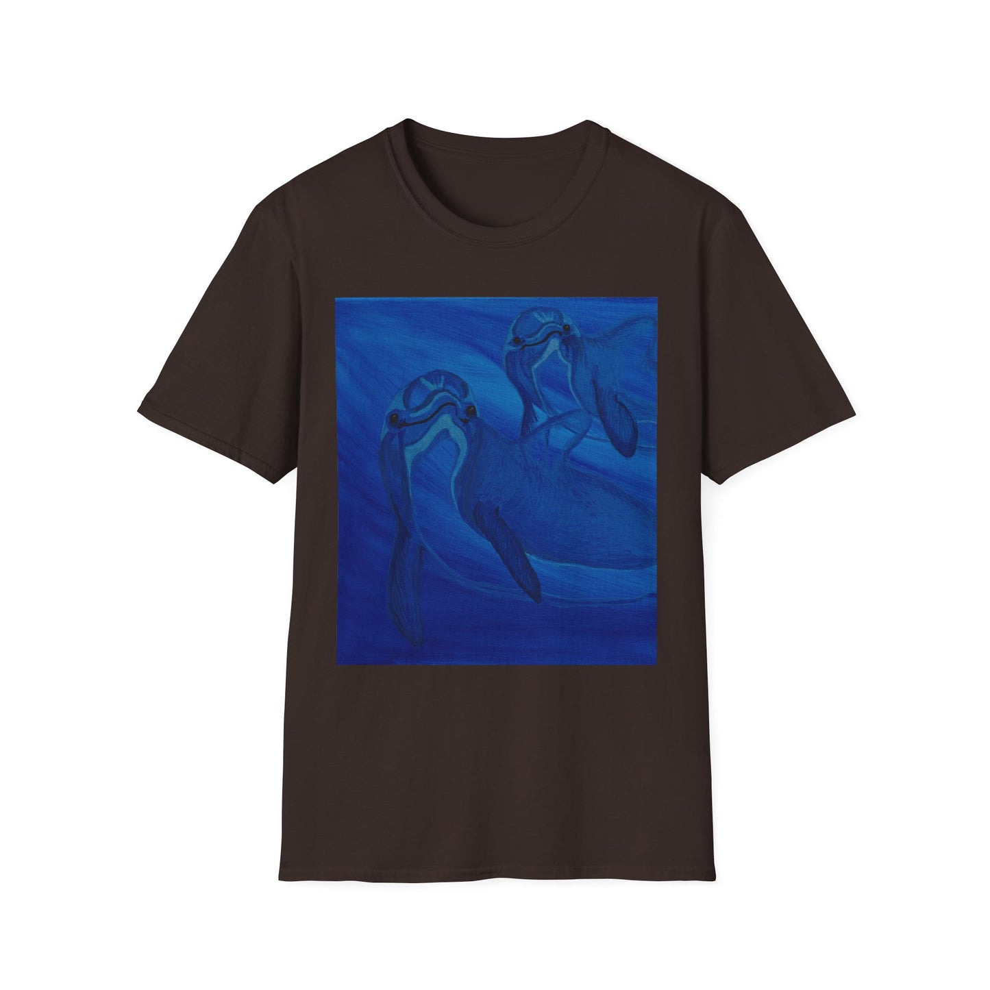 Dolphin You're Not Alone Unisex Softstyle T-Shirt