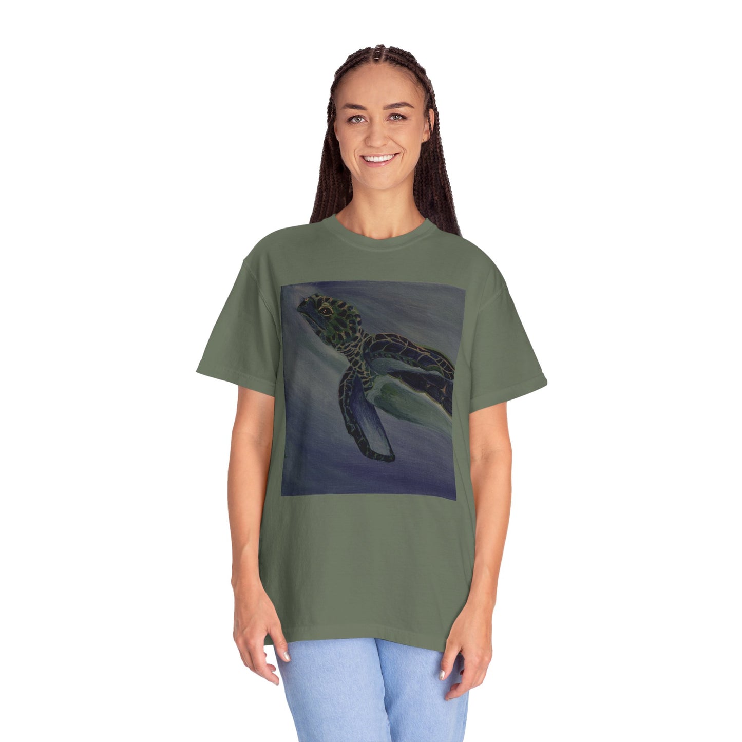 Hawksbill Turtle Unisex Garment-Dyed T-shirt