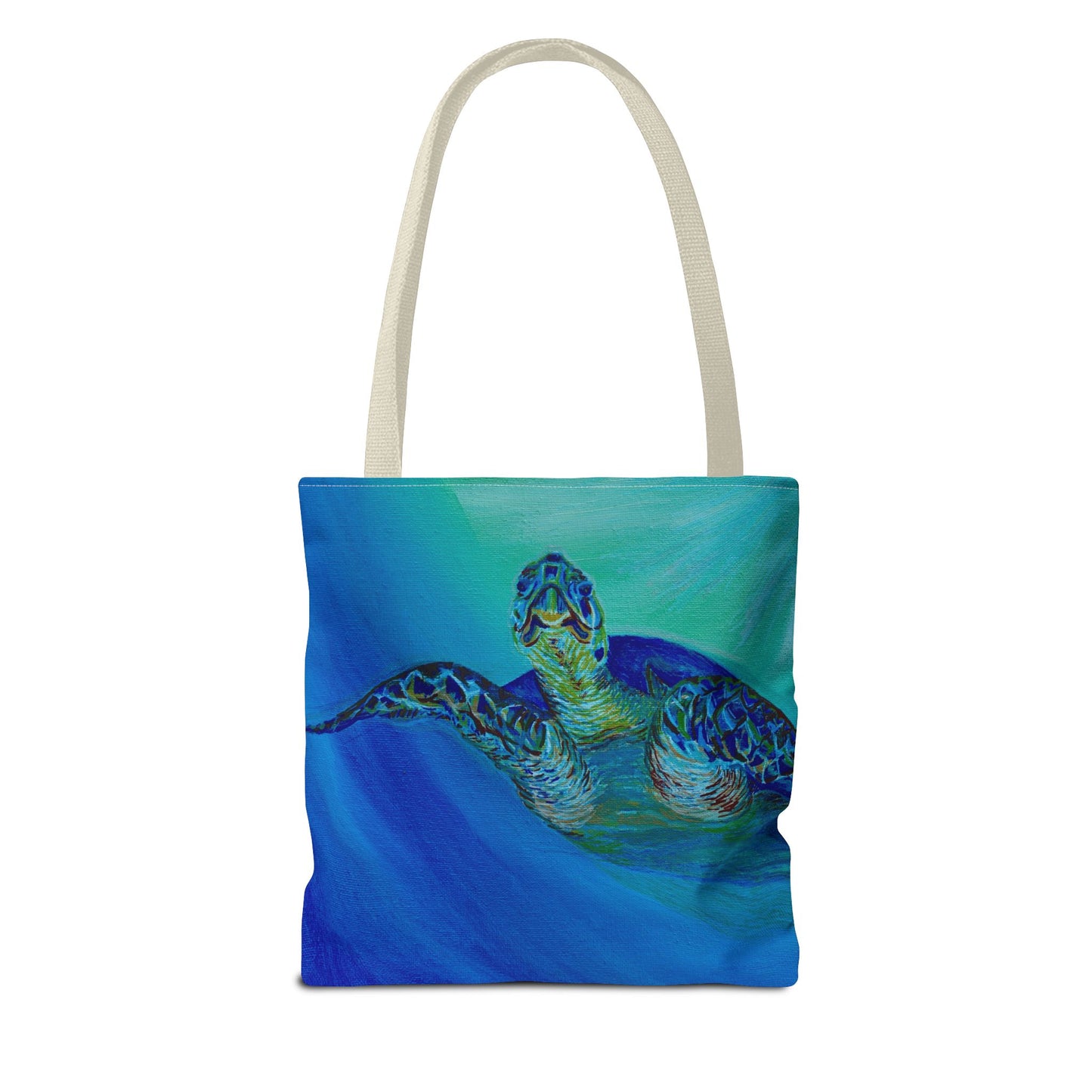 Painted Sea Turtles Fine Art Tote Bag (AOP)