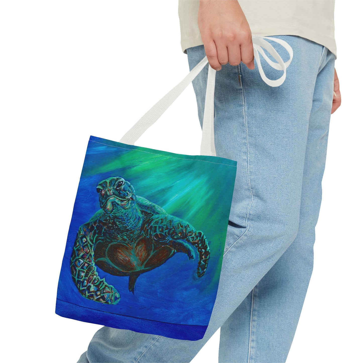 Fine Art Sea Turtles Tote Bag (AOP)