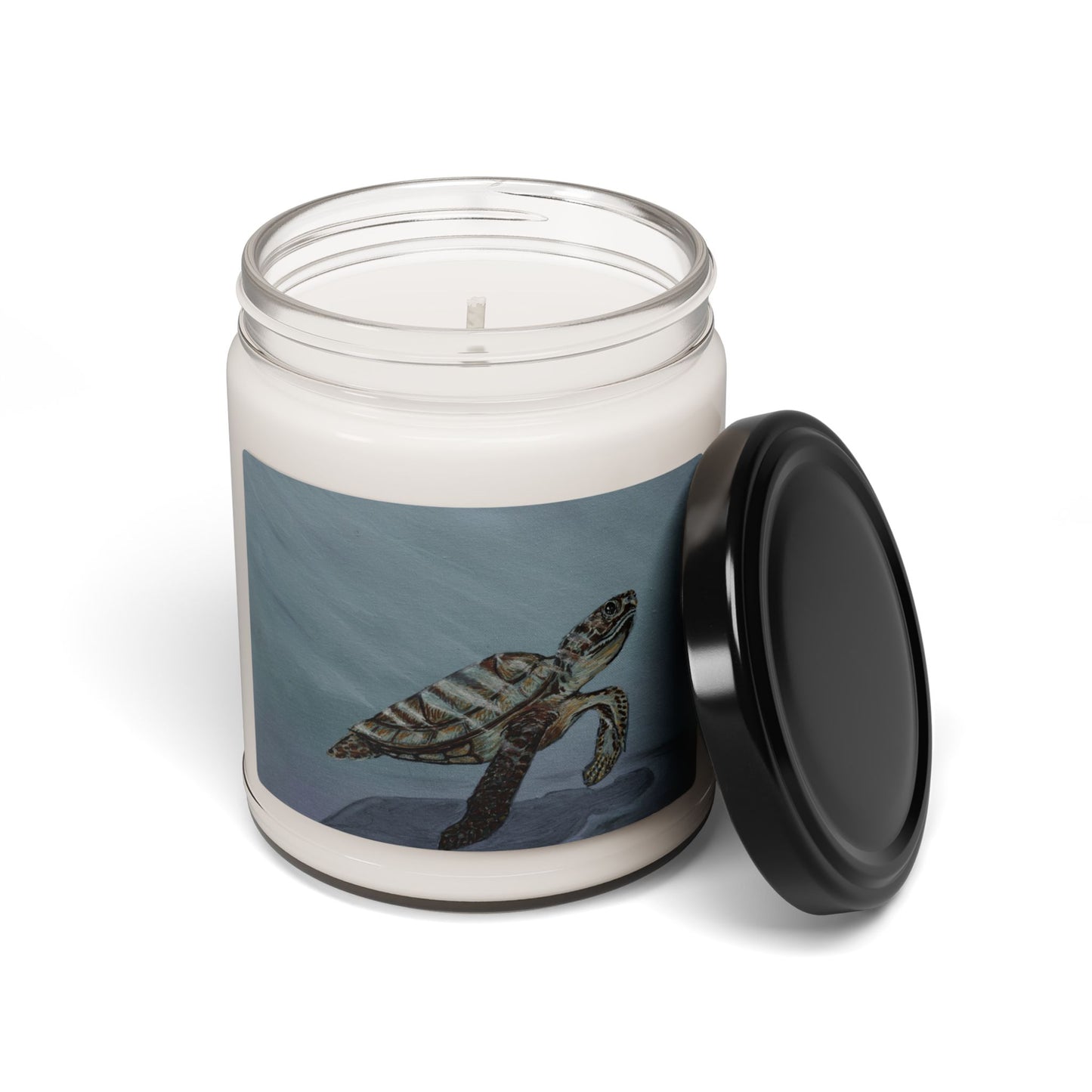 Fine Art Turtle Scented Soy Candle, 9oz