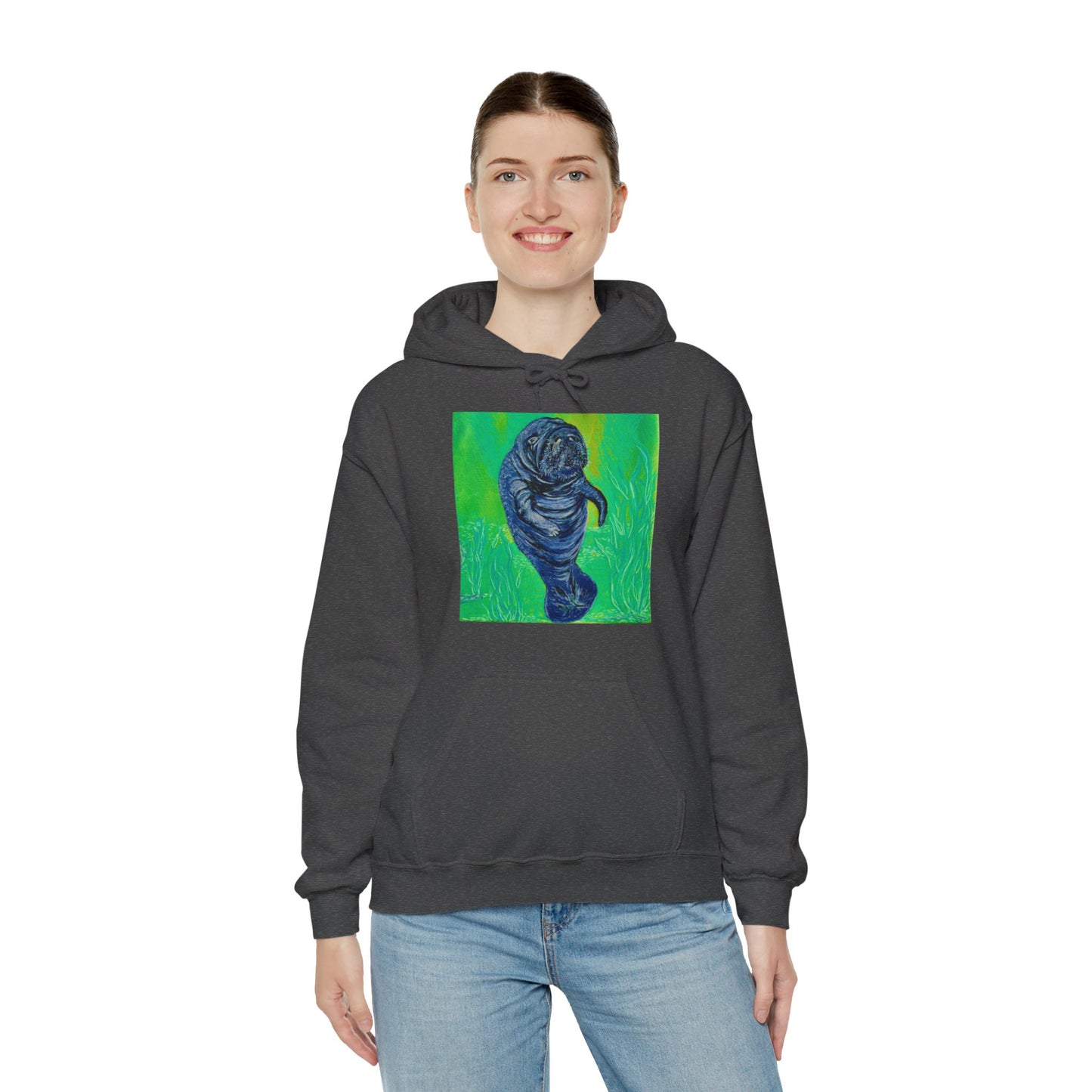 A Bright Future for the Manatee Unisex Heavy Blend™ Hooded Sweatshirt