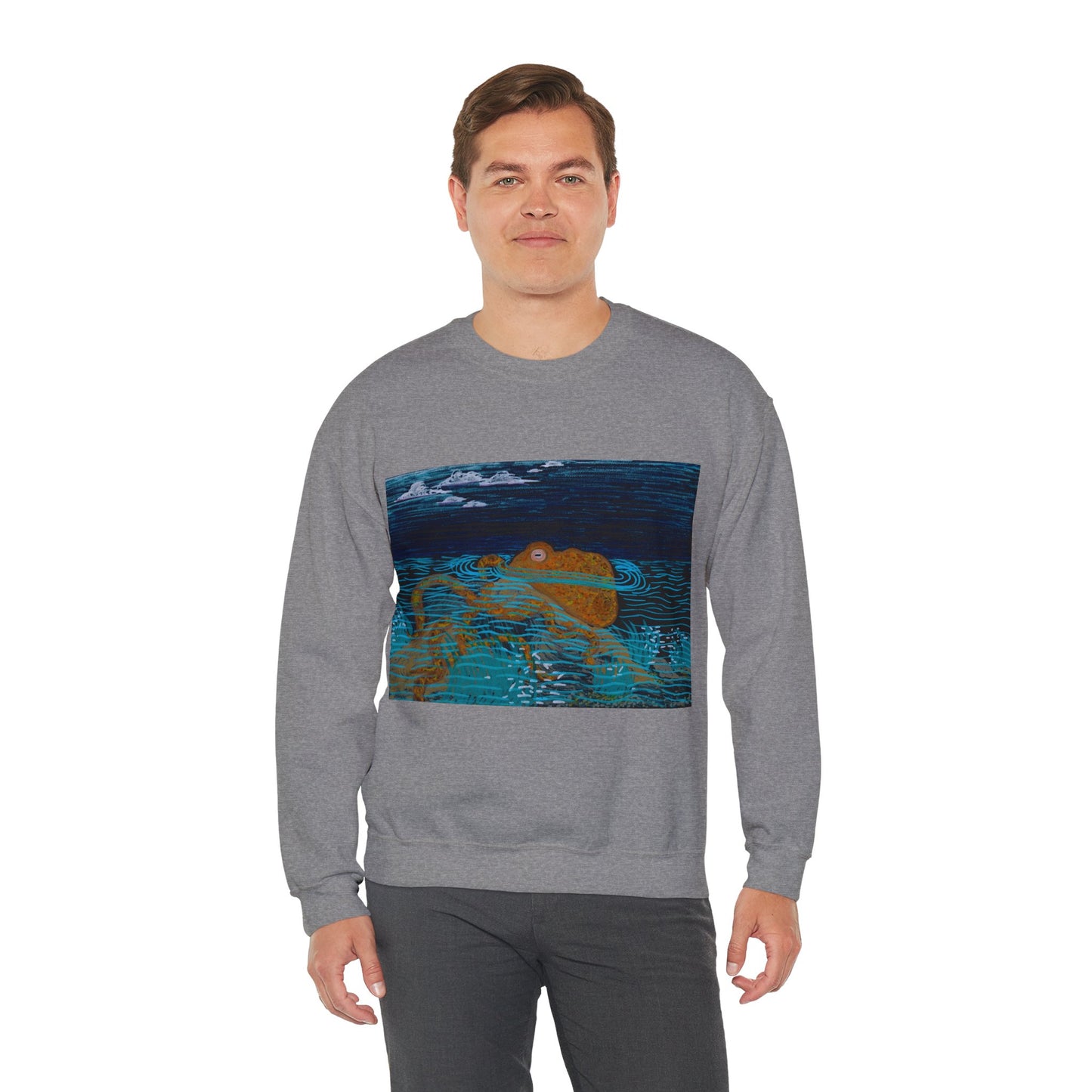 Octopus Genius Unisex Heavy Blend™ Crewneck Sweatshirt