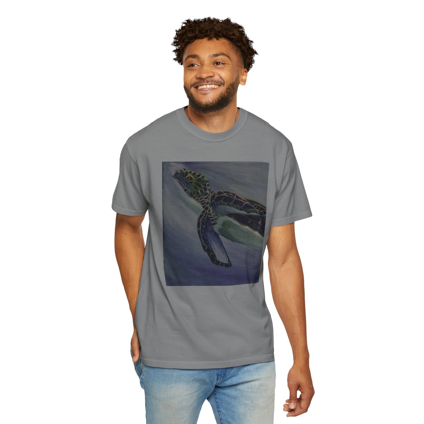 Hawksbill Turtle Unisex Garment-Dyed T-shirt