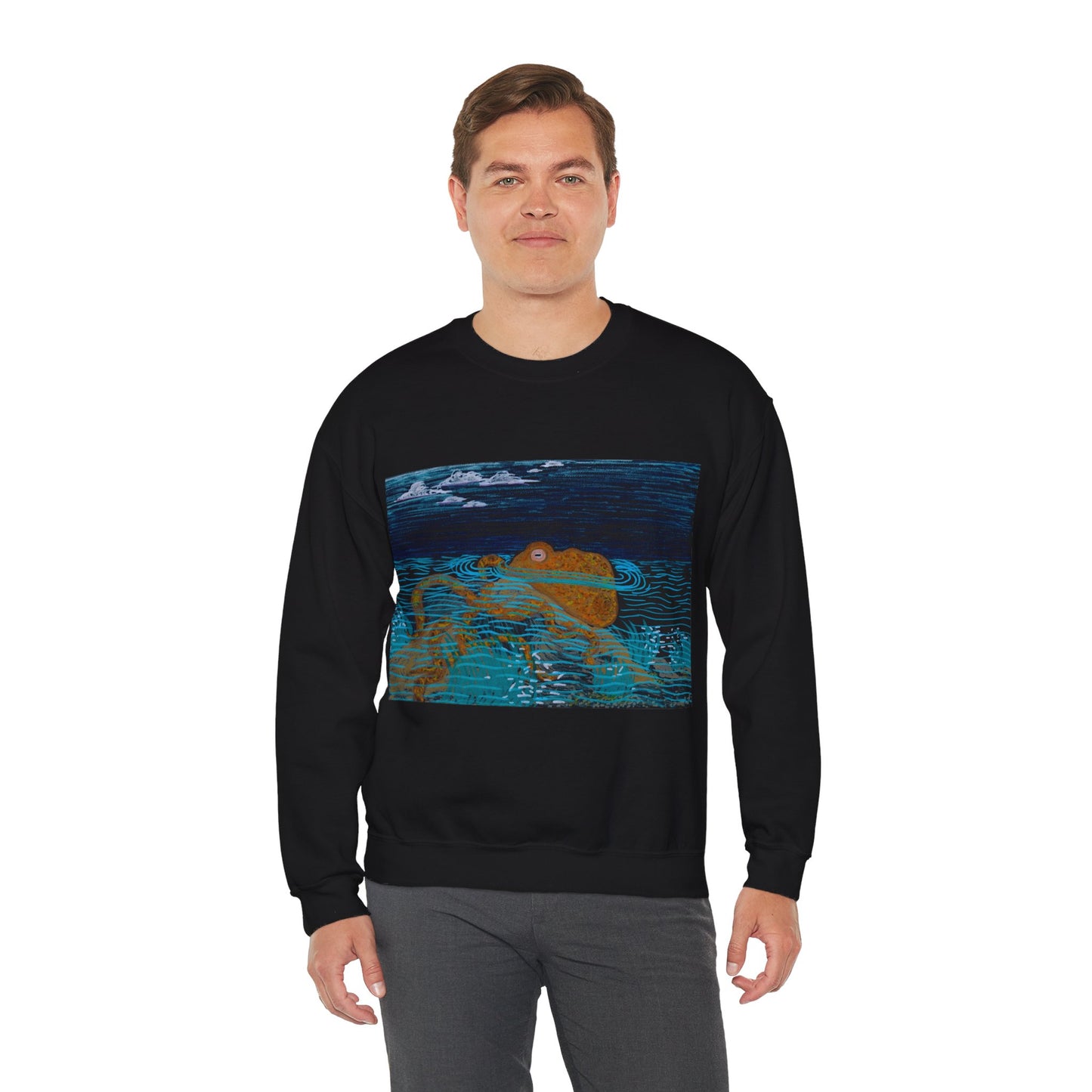 Octopus Genius Unisex Heavy Blend™ Crewneck Sweatshirt