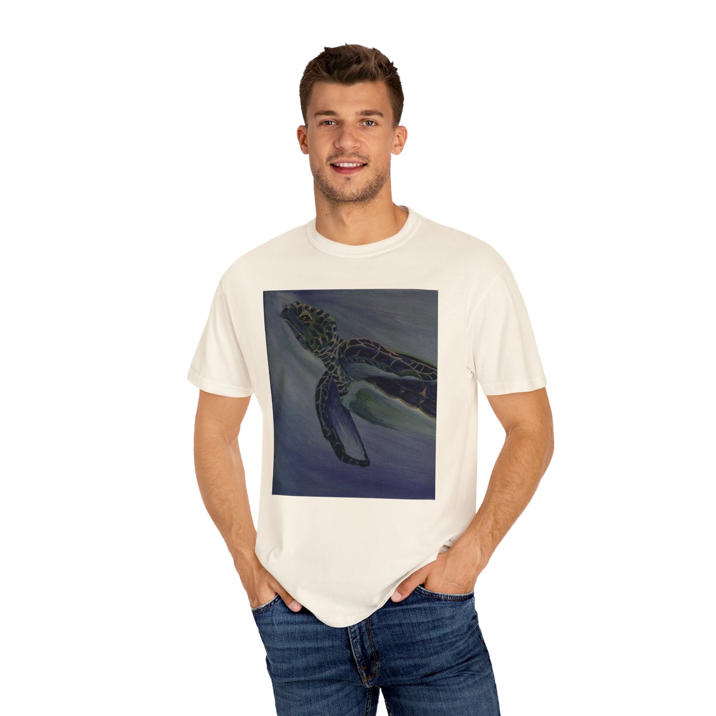 Hawksbill Turtle Unisex Garment-Dyed T-shirt