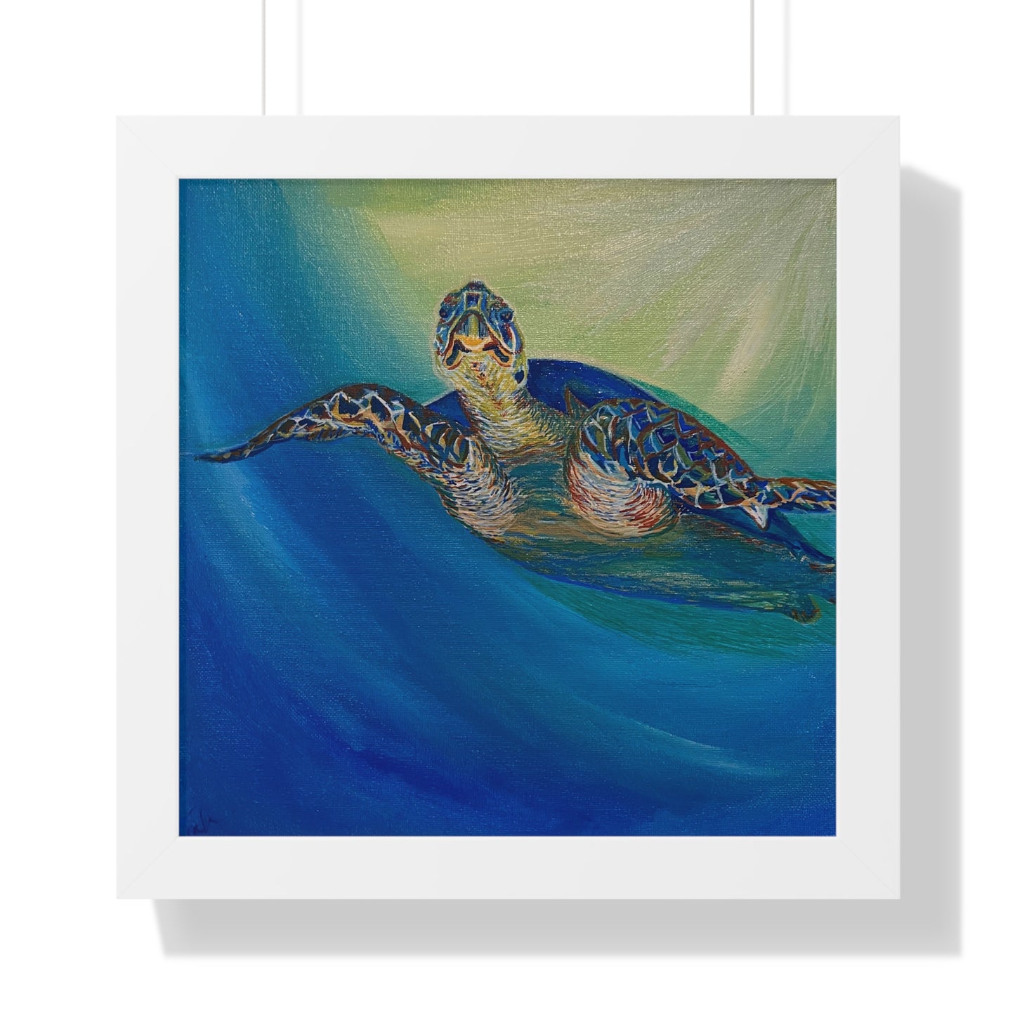 "Turtle #1 - Oil on Canvas" by Teala