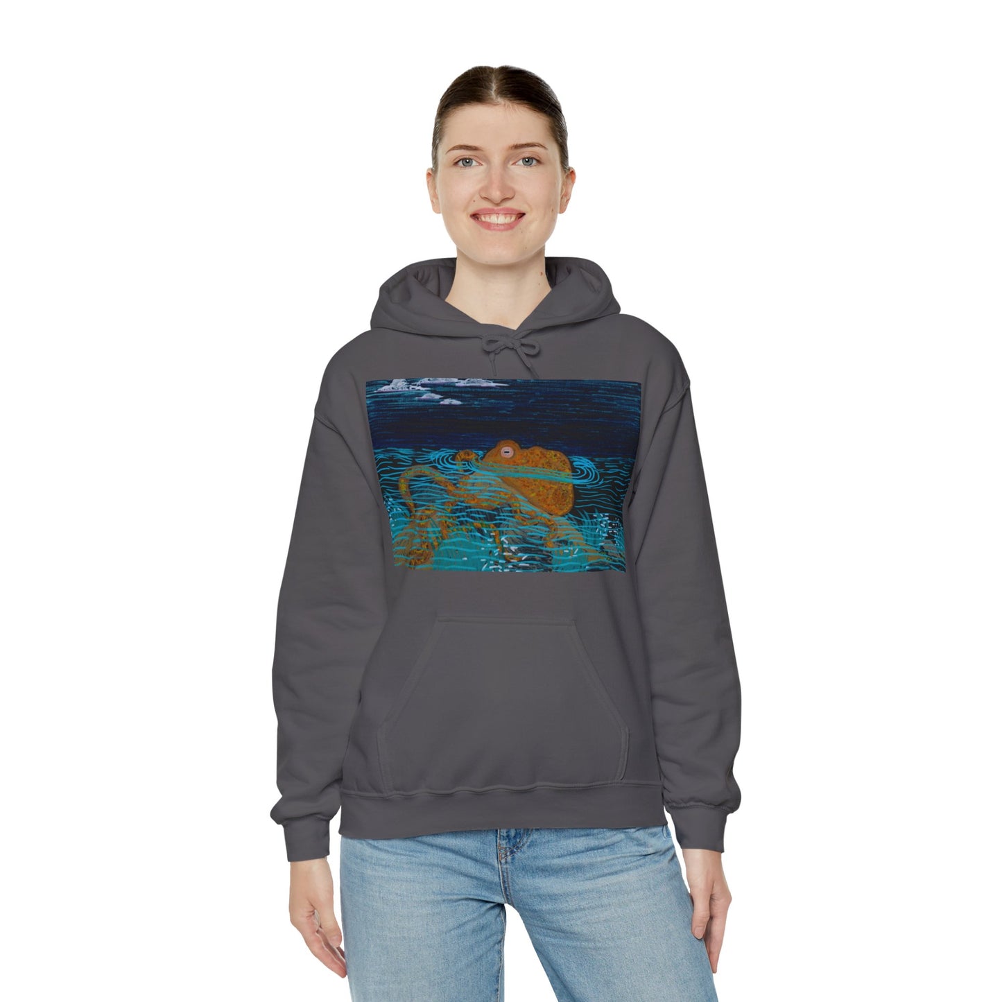 Electric Octopus Unisex Heavy Blend™ Hooded Sweatshirt