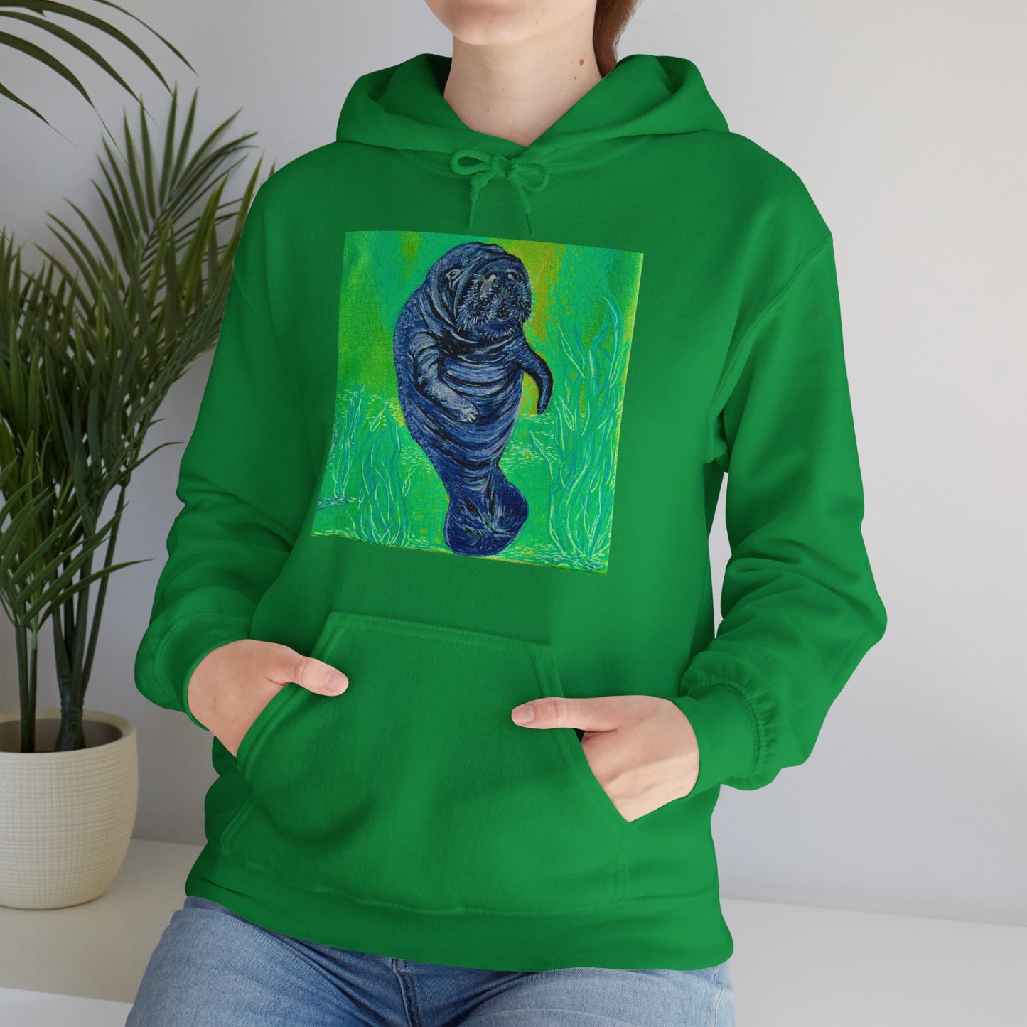 A Bright Future for the Manatee Unisex Heavy Blend™ Hooded Sweatshirt