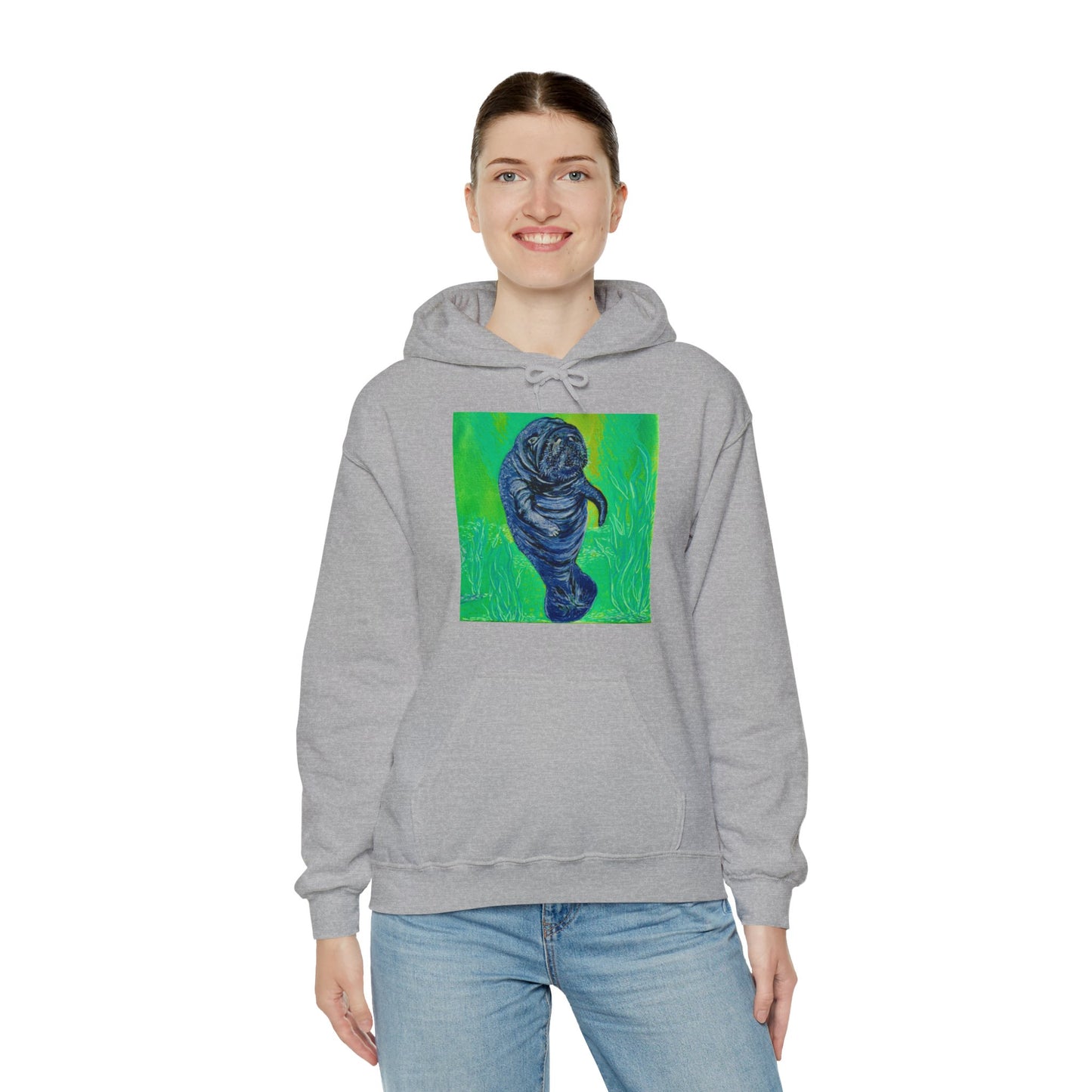 A Bright Future for the Manatee Unisex Heavy Blend™ Hooded Sweatshirt