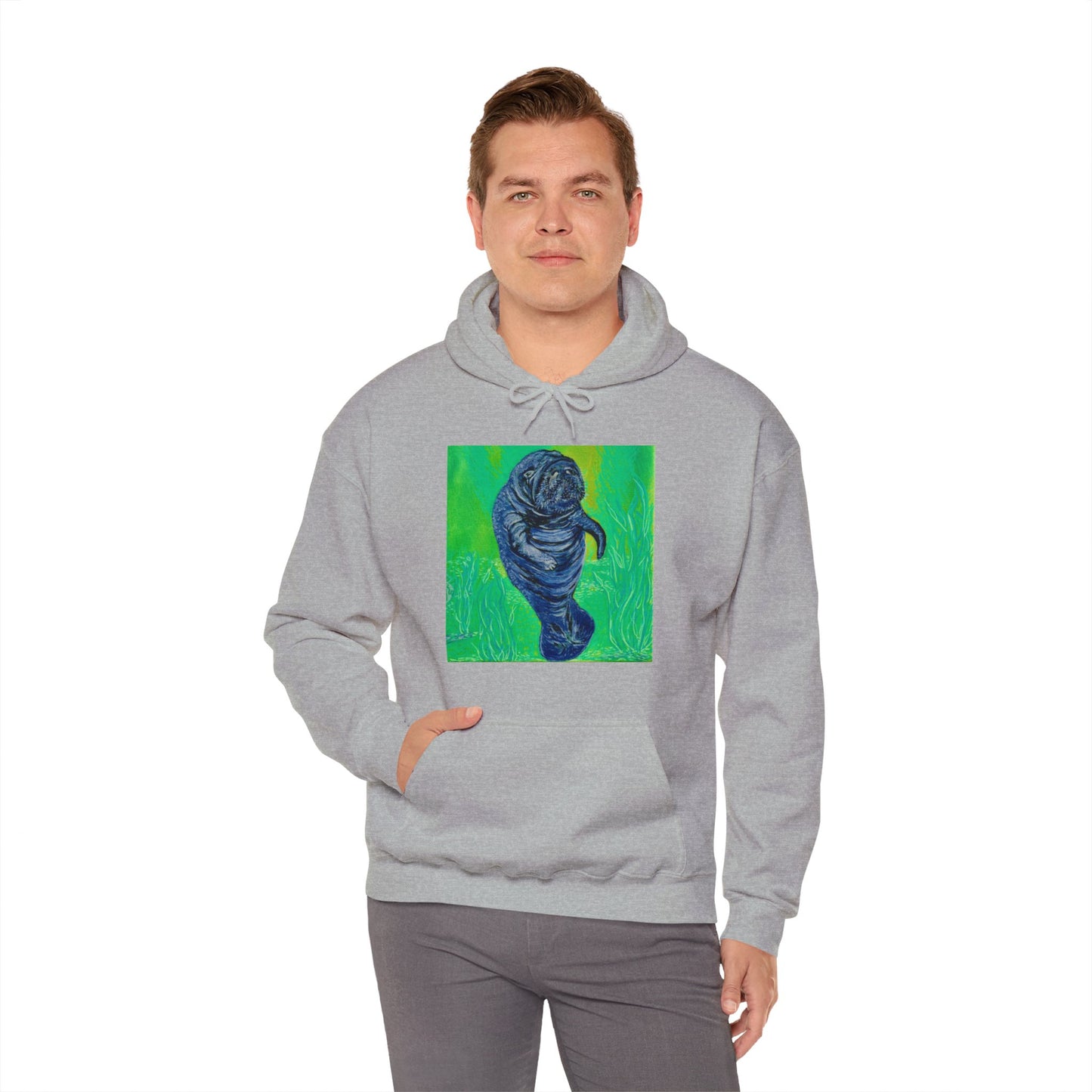 A Bright Future for the Manatee Unisex Heavy Blend™ Hooded Sweatshirt