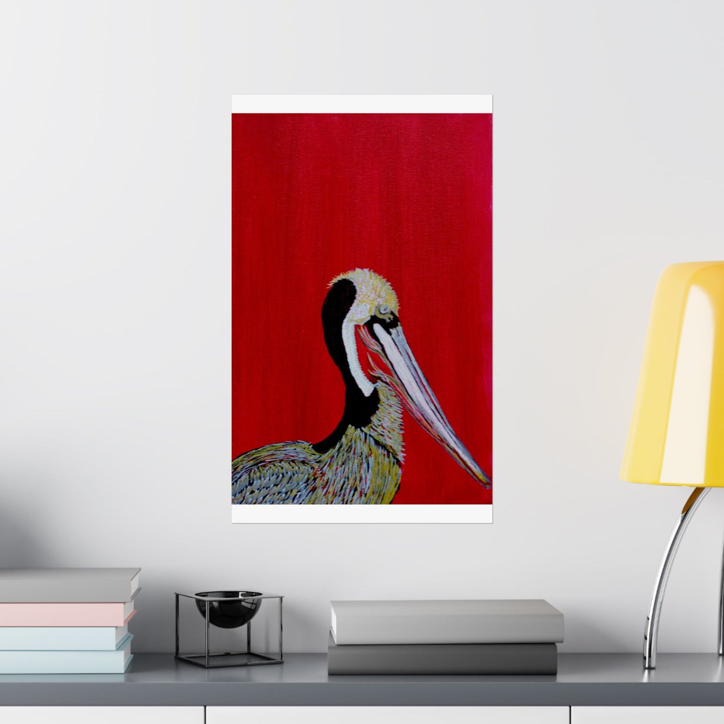 Balanced Pelican Fine Art Matte Vertical Posters