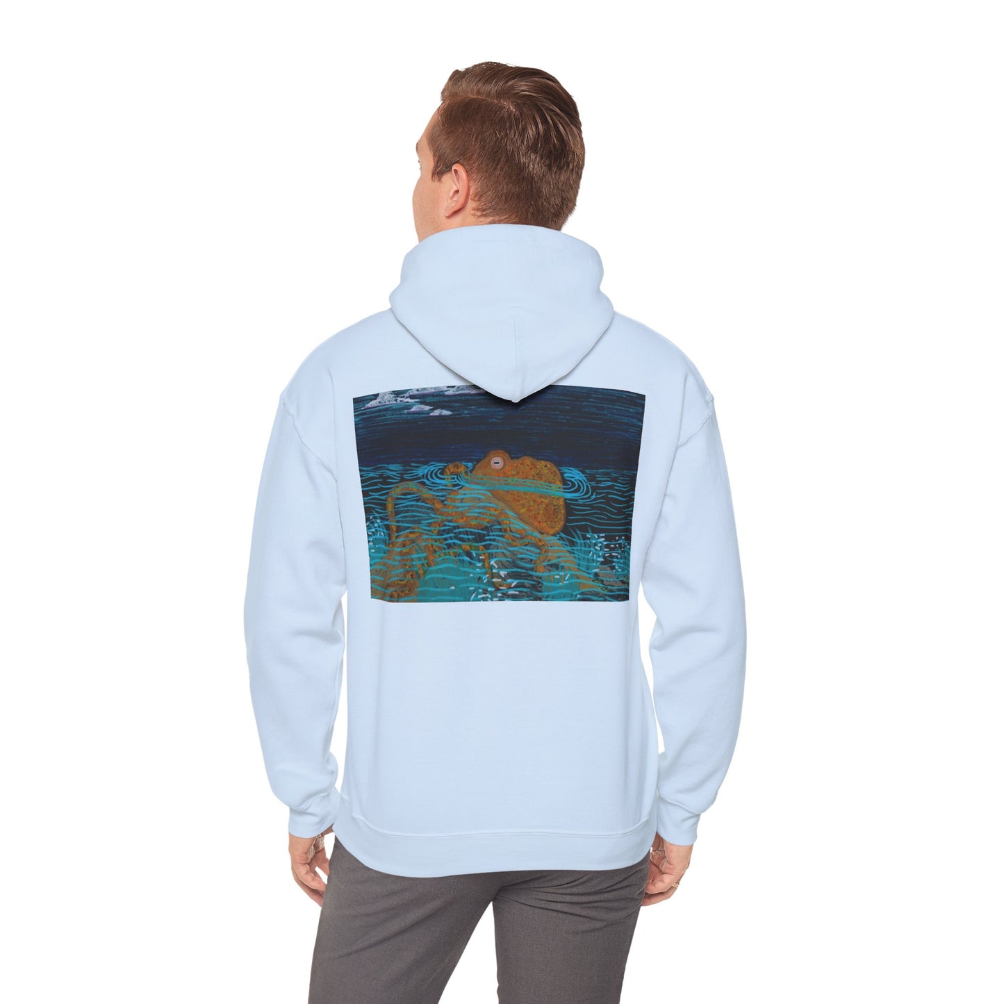 Electric Octopus Unisex Heavy Blend™ Hooded Sweatshirt