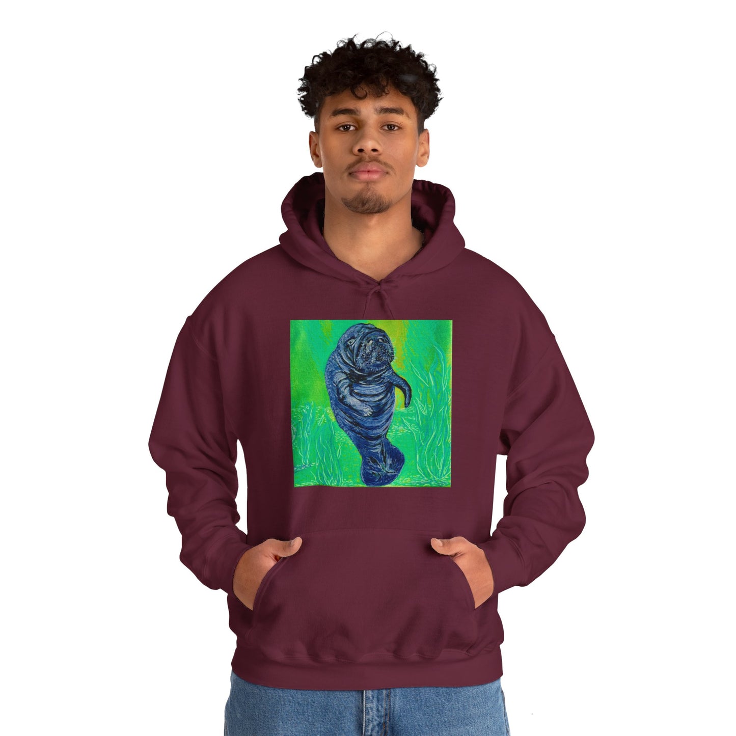 A Bright Future for the Manatee Unisex Heavy Blend™ Hooded Sweatshirt