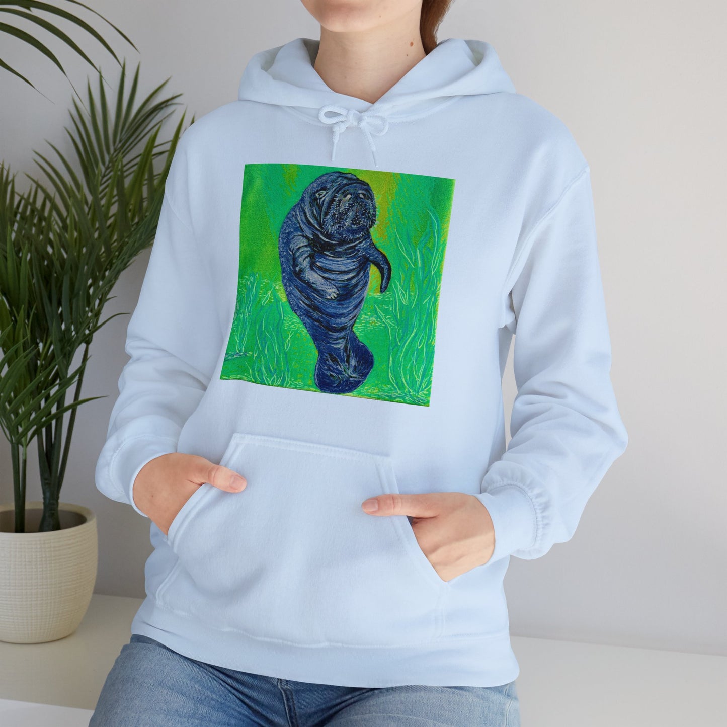 A Bright Future for the Manatee Unisex Heavy Blend™ Hooded Sweatshirt