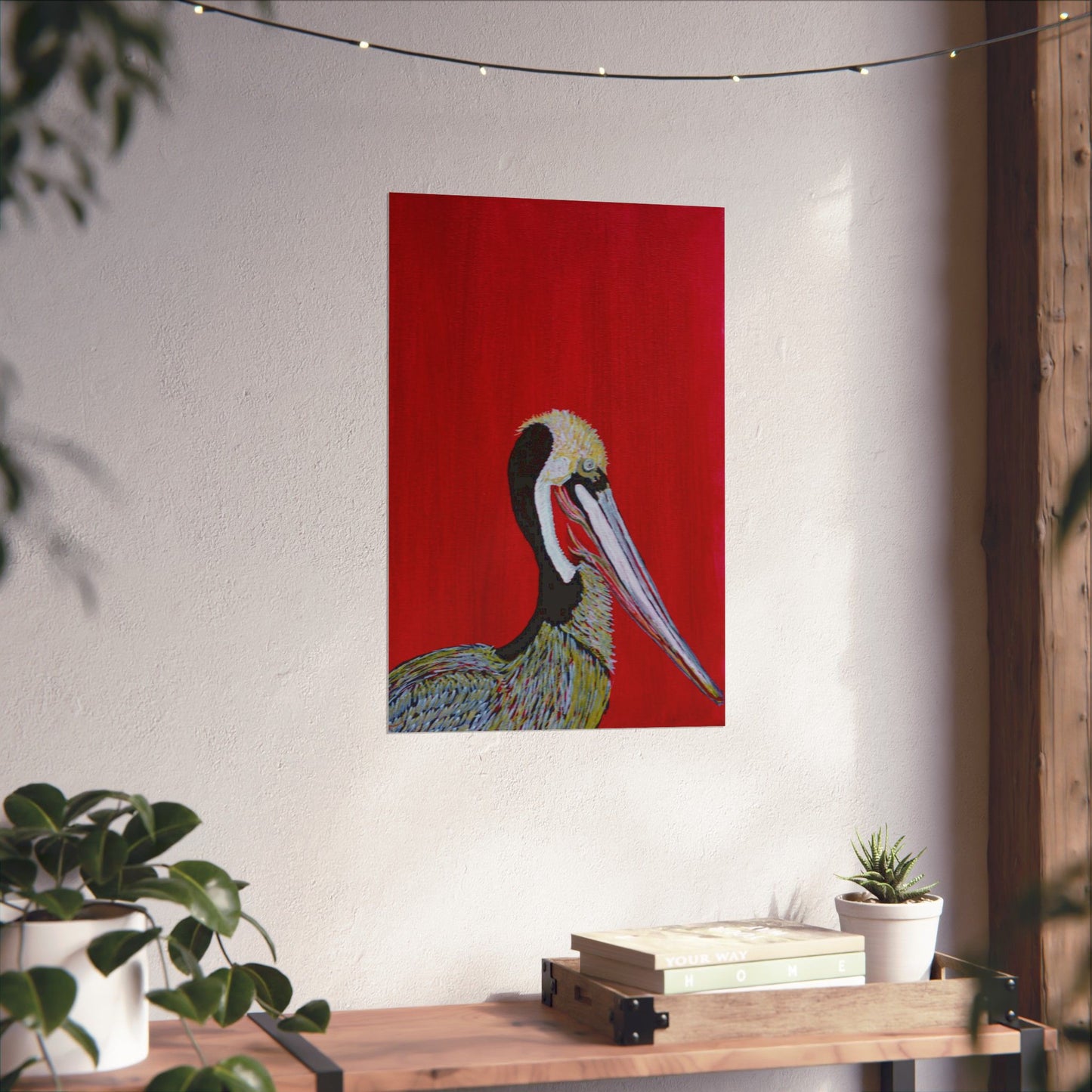 Balanced Pelican Fine Art Matte Vertical Posters