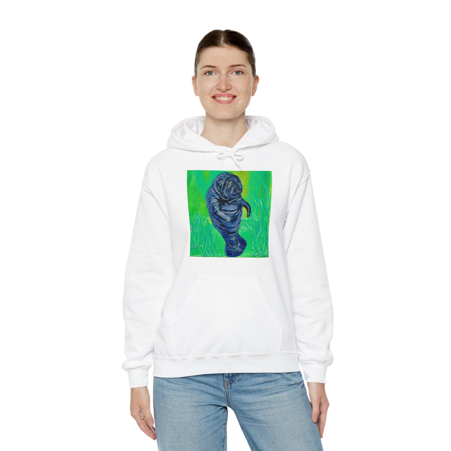 A Bright Future for the Manatee Unisex Heavy Blend™ Hooded Sweatshirt