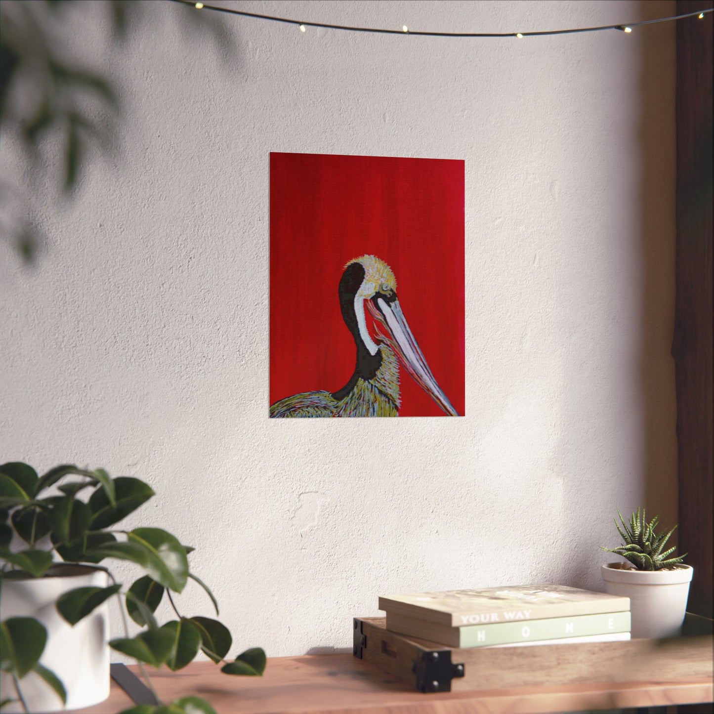 Balanced Pelican Fine Art Matte Vertical Posters