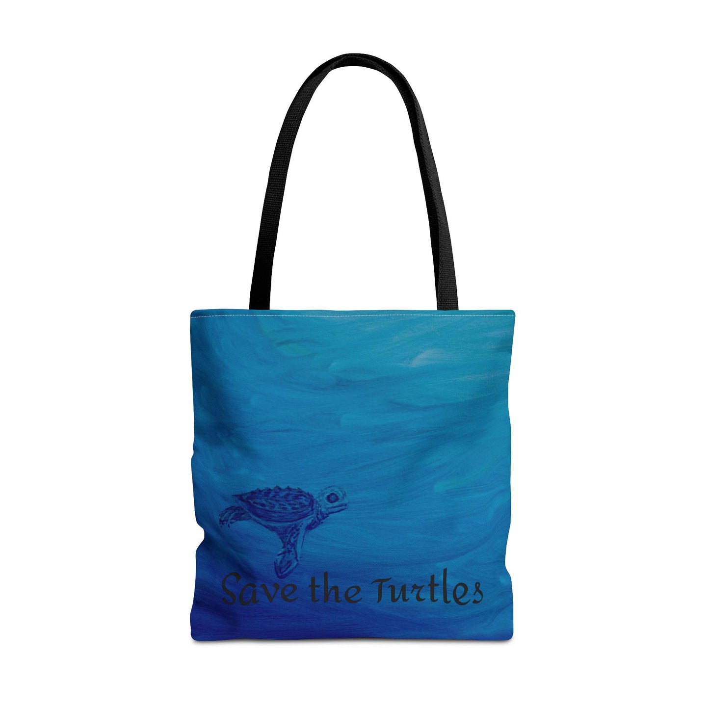 Save the Turtles Tote Bag (AOP)