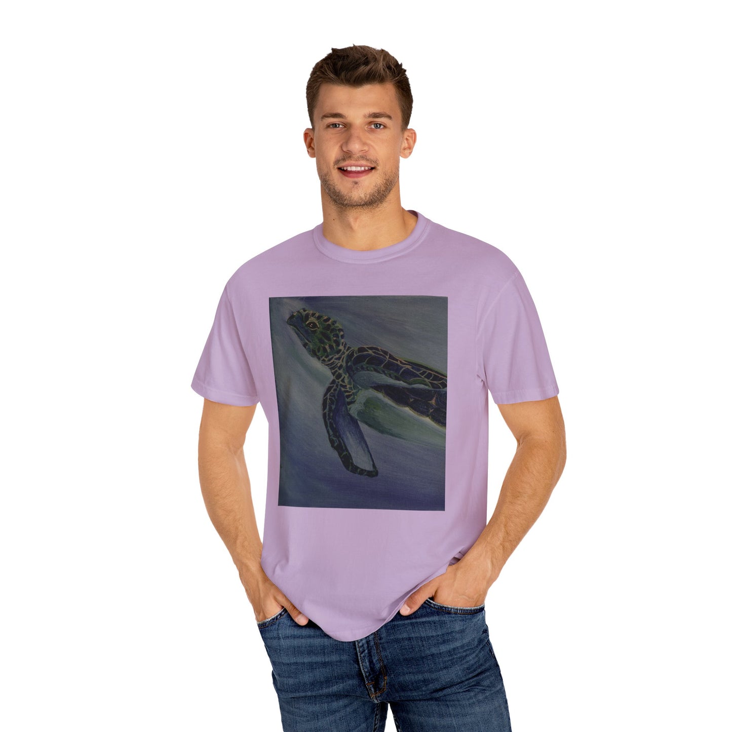 Hawksbill Turtle Unisex Garment-Dyed T-shirt