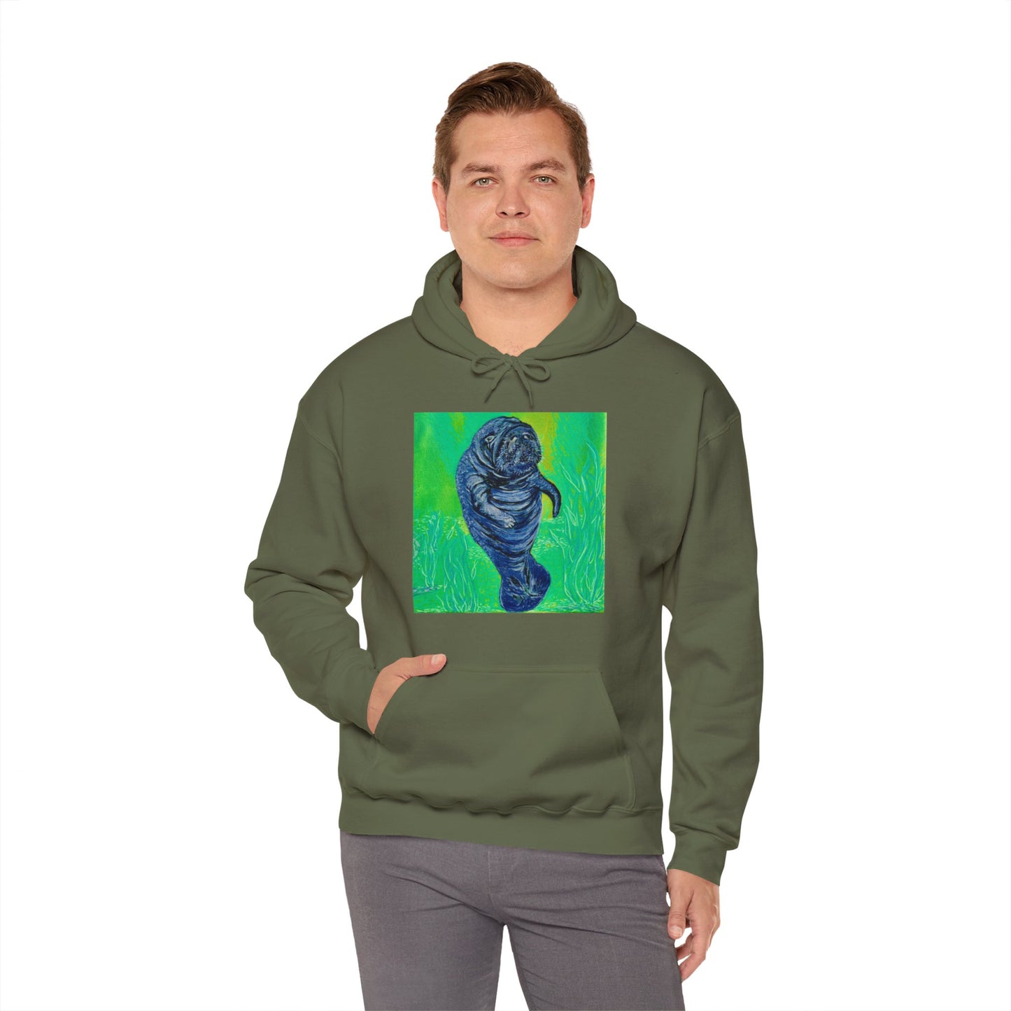 A Bright Future for the Manatee Unisex Heavy Blend™ Hooded Sweatshirt