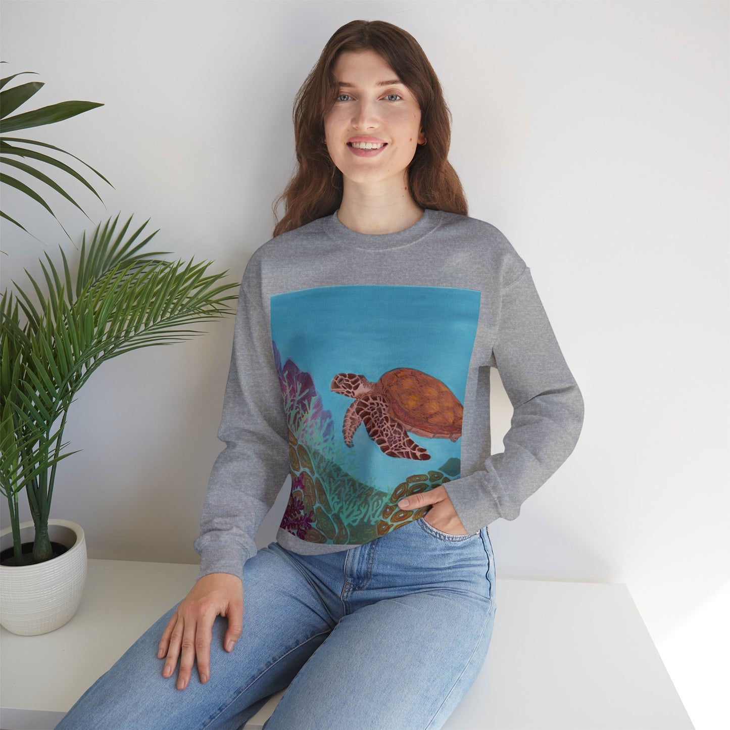 Save the Oceans Unisex Heavy Blend™ Crewneck Sweatshirt