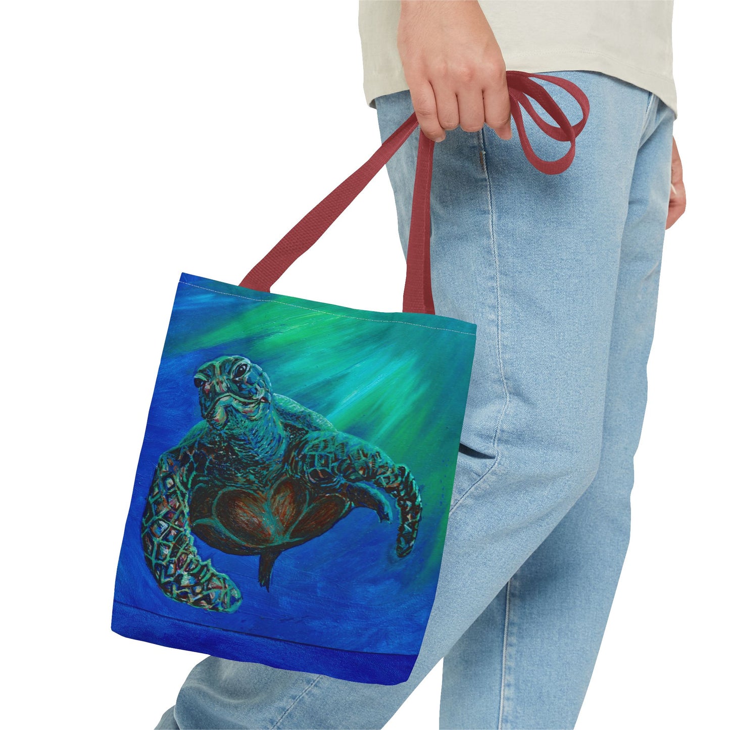 Fine Art Sea Turtles Tote Bag (AOP)