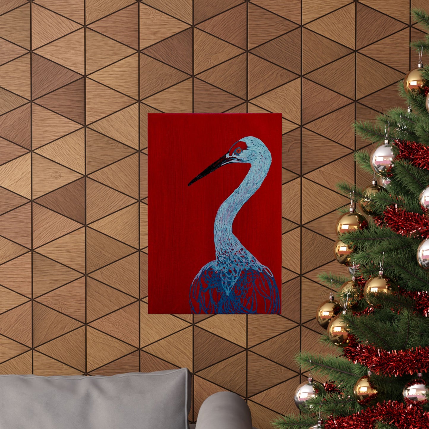 Balanced Crane Fine Art Matte Vertical Posters