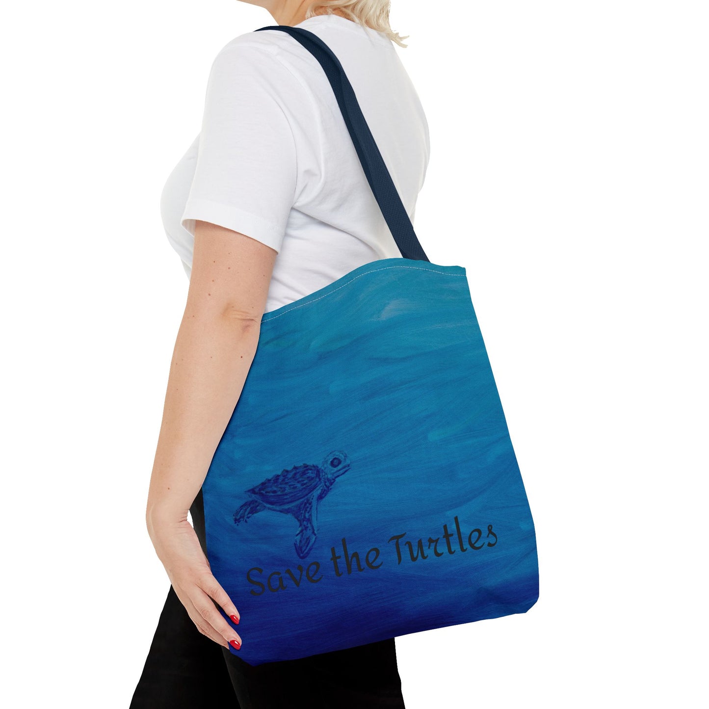 Save the Turtles Tote Bag (AOP)