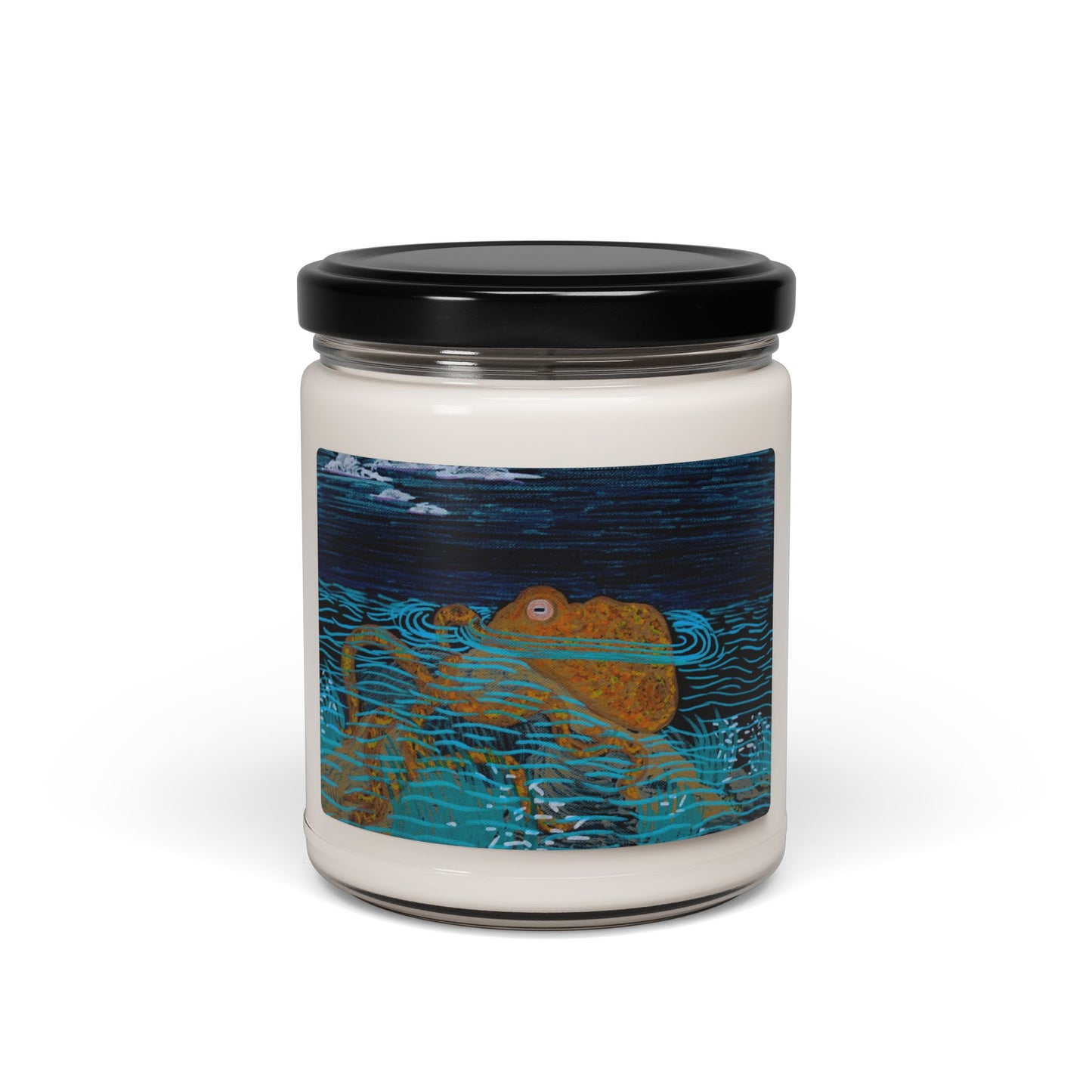 Octopus Genius Scented Soy Candle, 9oz