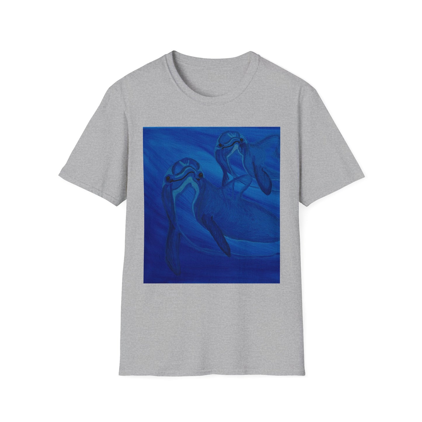 Dolphin You're Not Alone Unisex Softstyle T-Shirt