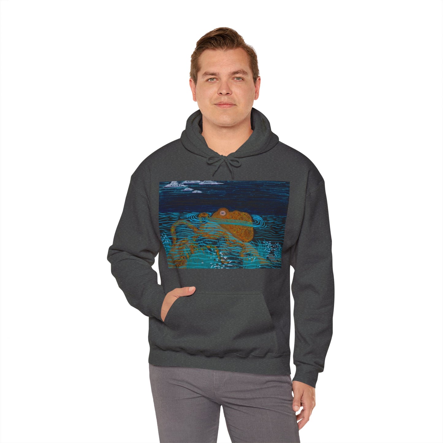 Electric Octopus Unisex Heavy Blend™ Hooded Sweatshirt