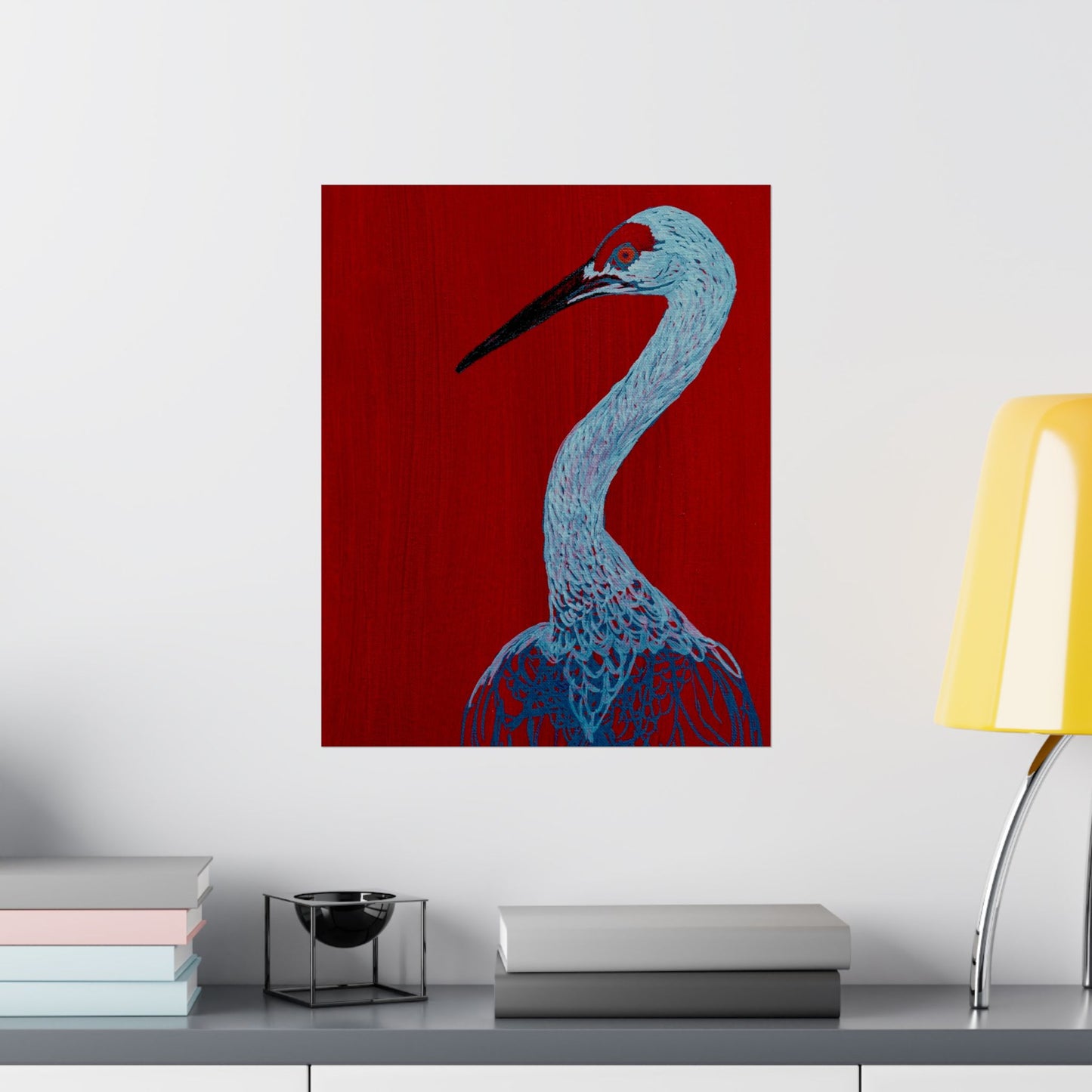 Balanced Crane Fine Art Matte Vertical Posters