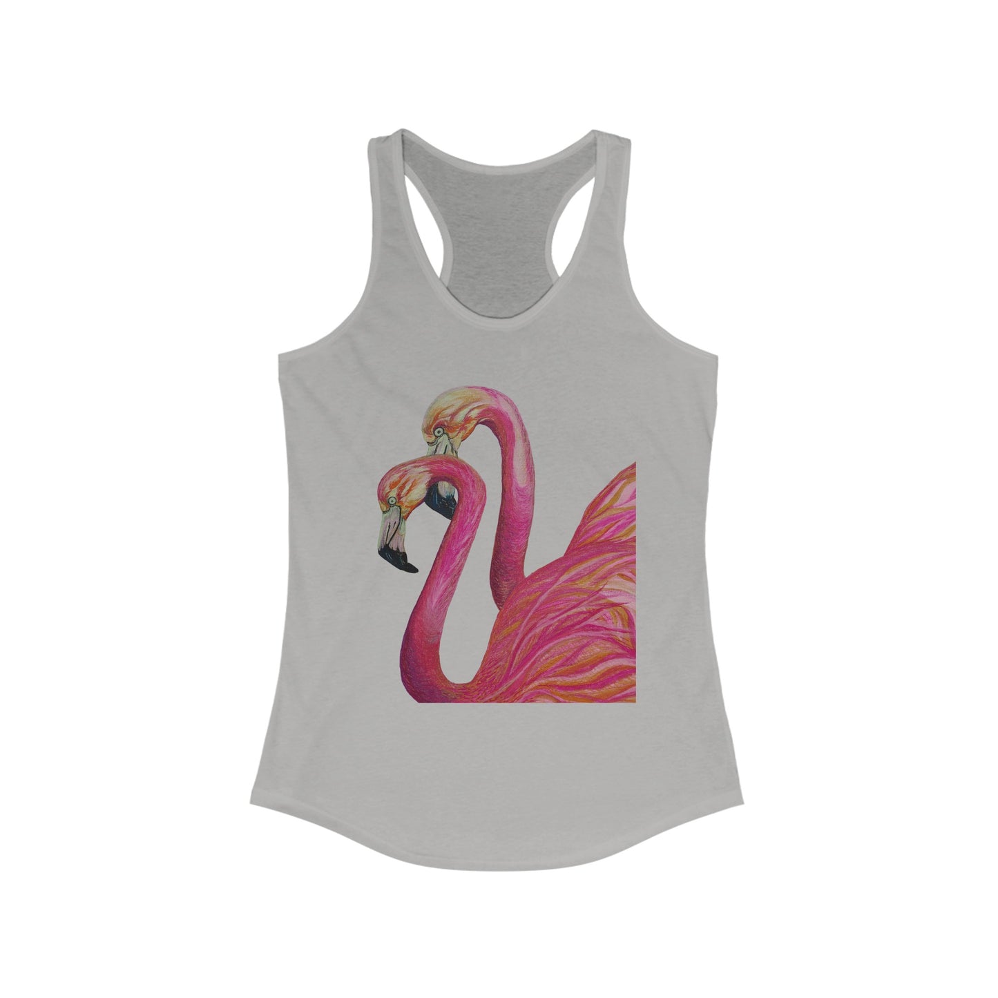 Flamingo Heat Women's Ideal Racerback Tank