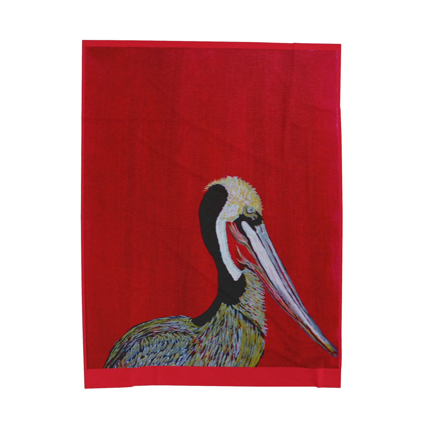 Balanced Pelican Fine Art Velveteen Plush Blanket