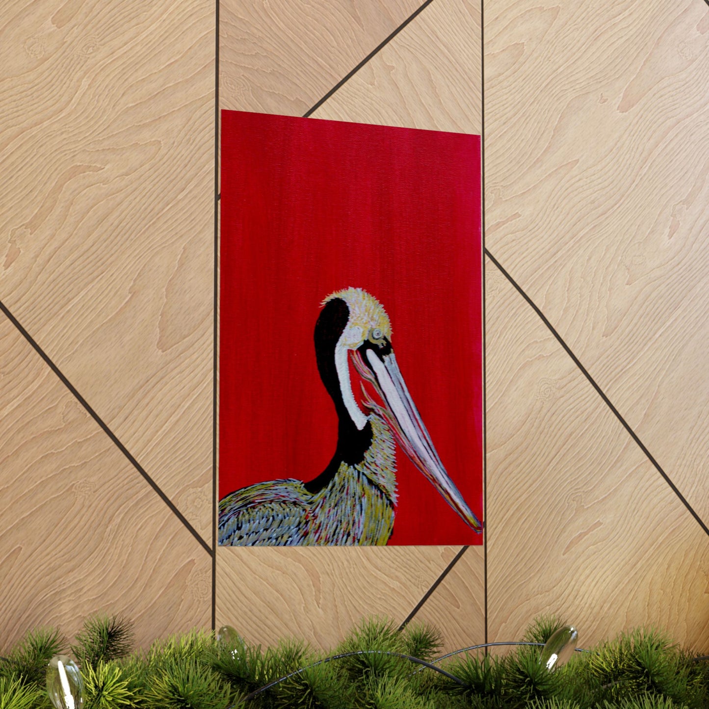 Balanced Pelican Fine Art Matte Vertical Posters