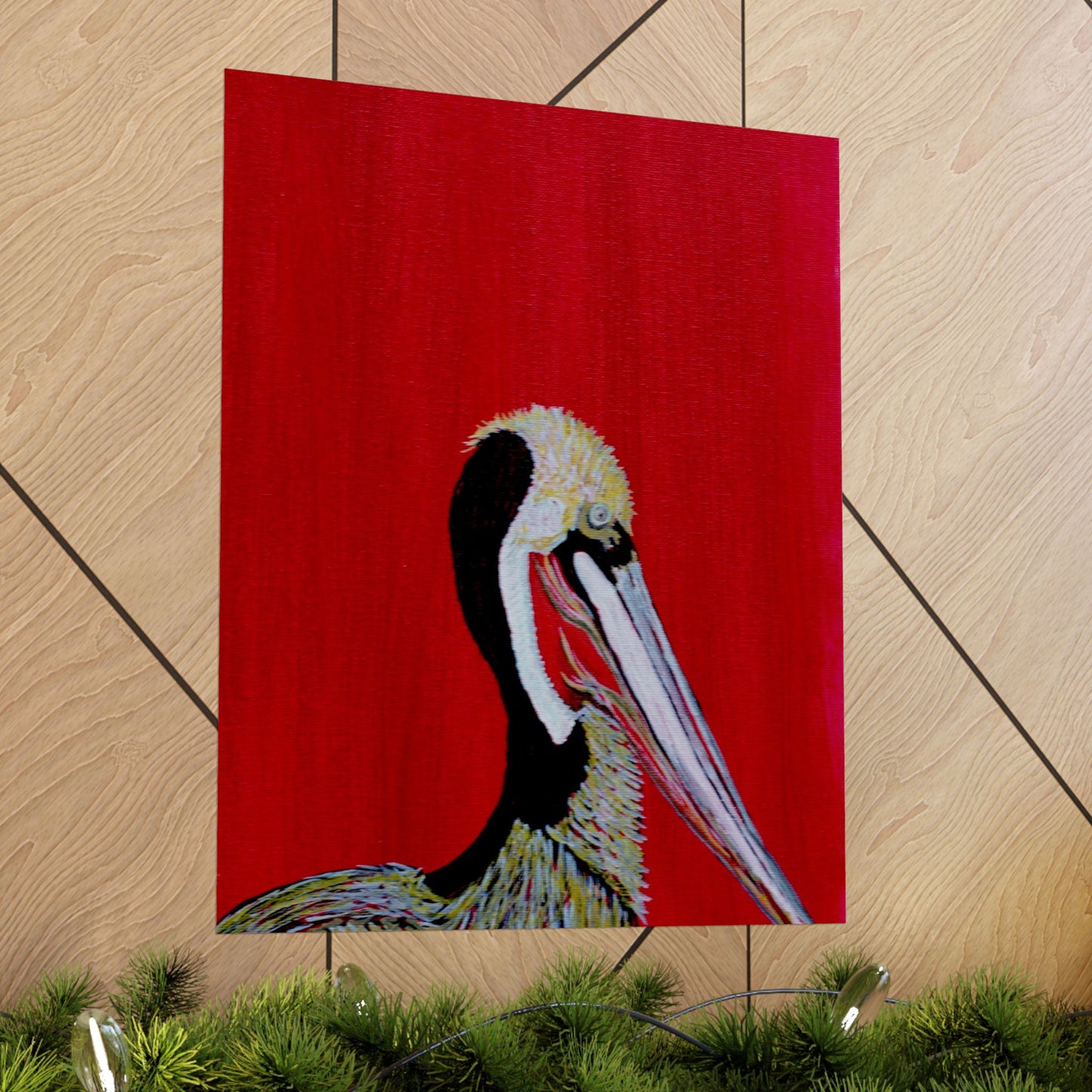 Balanced Pelican Fine Art Matte Vertical Posters