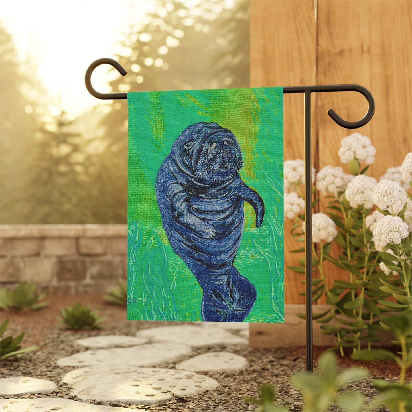 Manatee Love Garden & House Banner