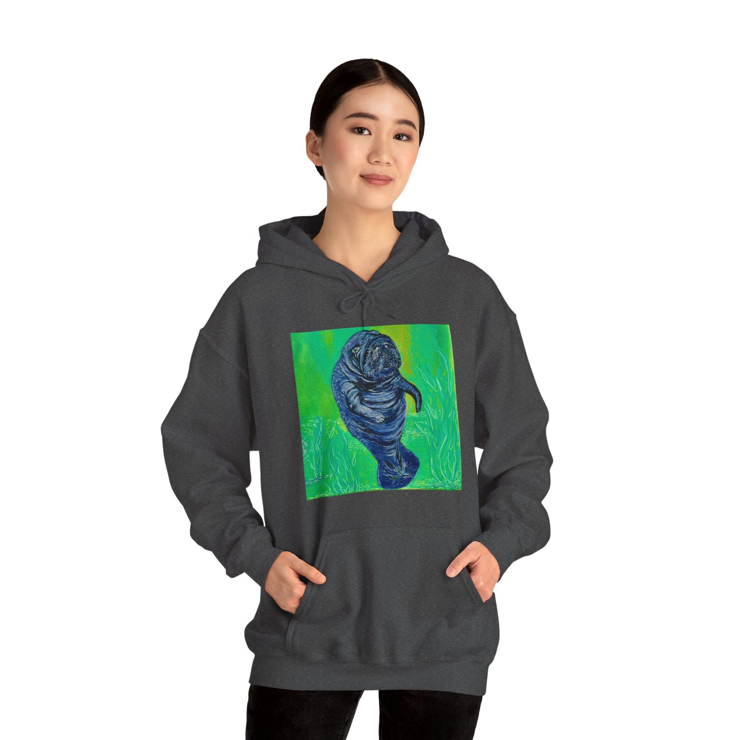 A Bright Future for the Manatee Unisex Heavy Blend™ Hooded Sweatshirt