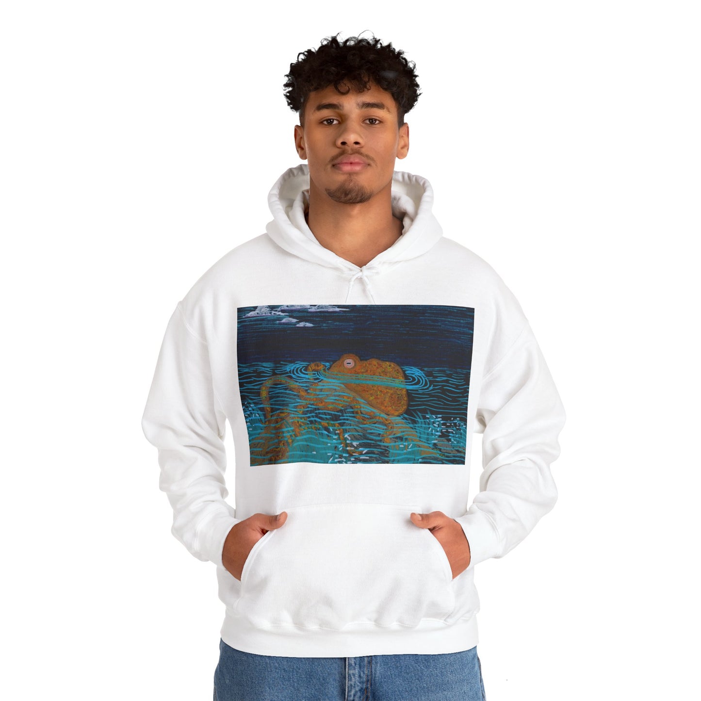 Electric Octopus Unisex Heavy Blend™ Hooded Sweatshirt