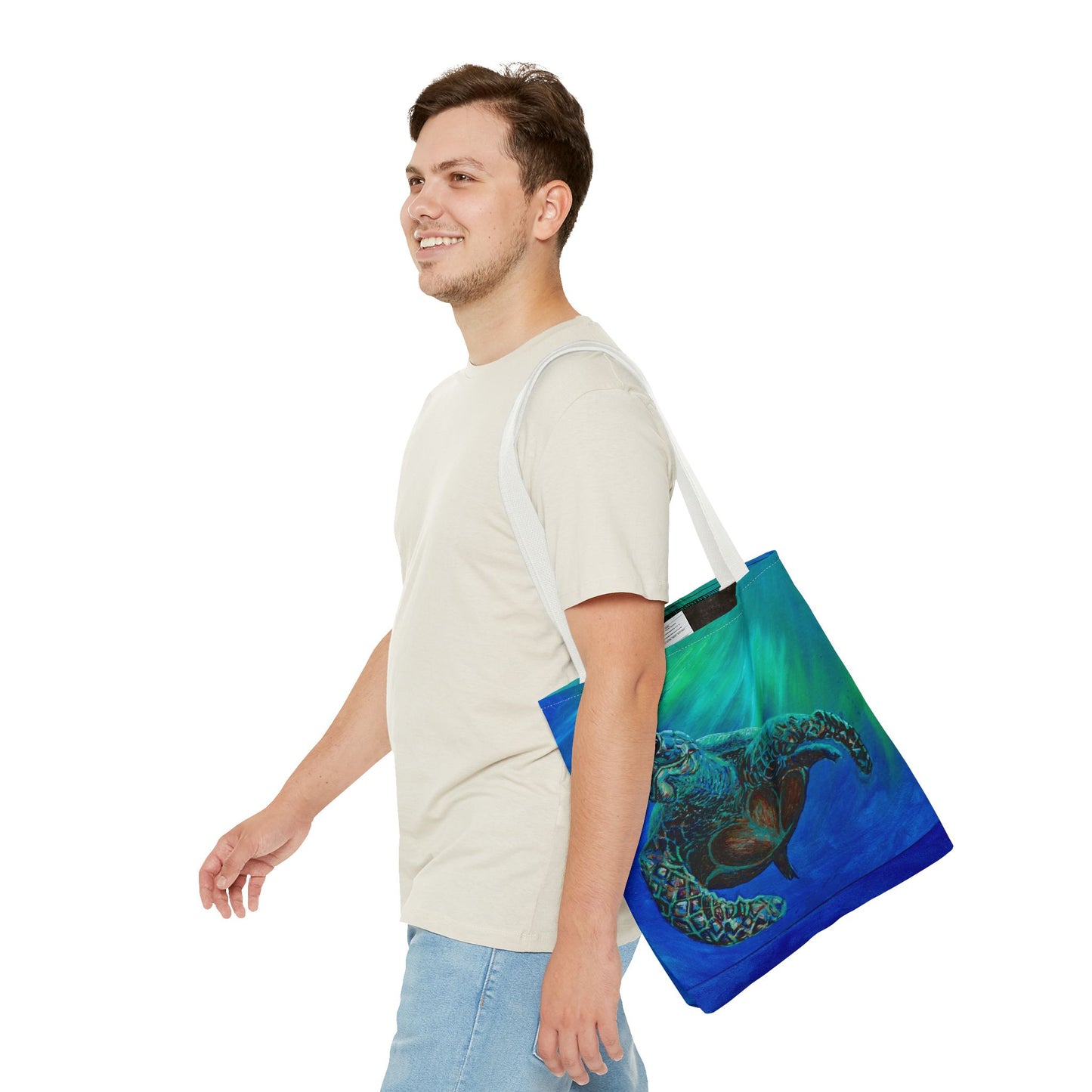 Fine Art Sea Turtles Tote Bag (AOP)