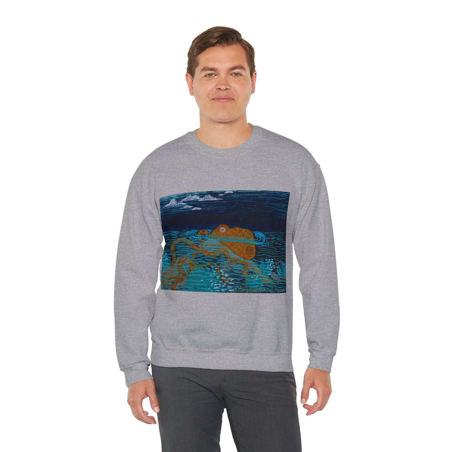 Octopus Genius Unisex Heavy Blend™ Crewneck Sweatshirt