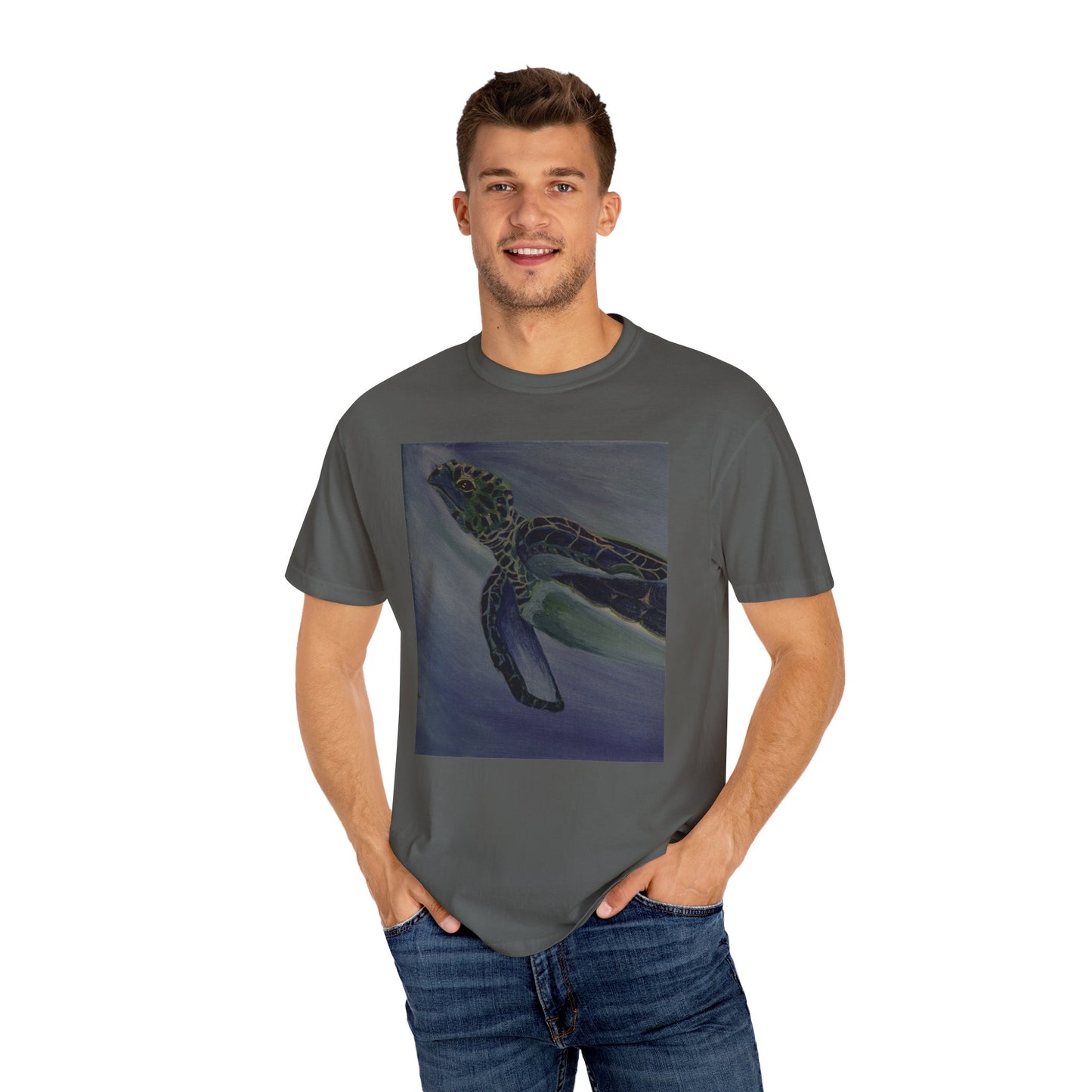 Hawksbill Turtle Unisex Garment-Dyed T-shirt