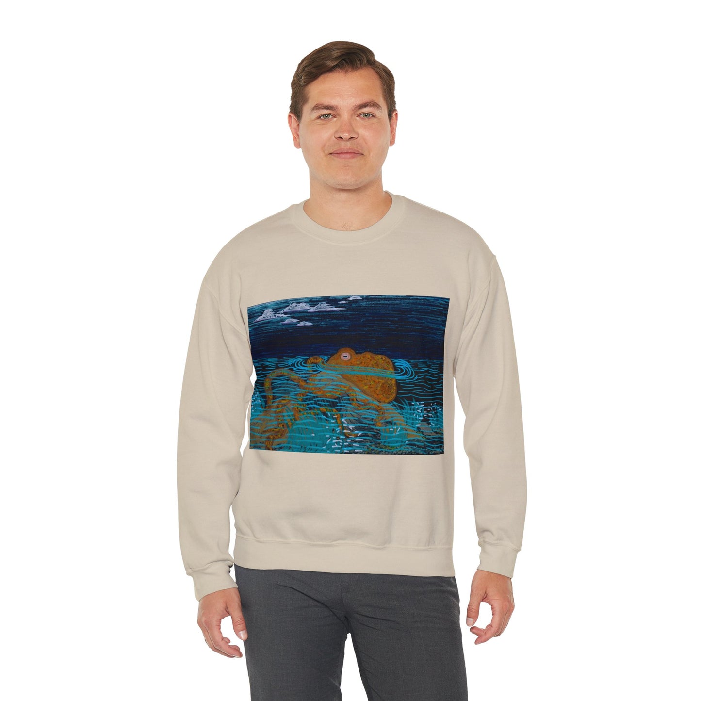 Octopus Genius Unisex Heavy Blend™ Crewneck Sweatshirt