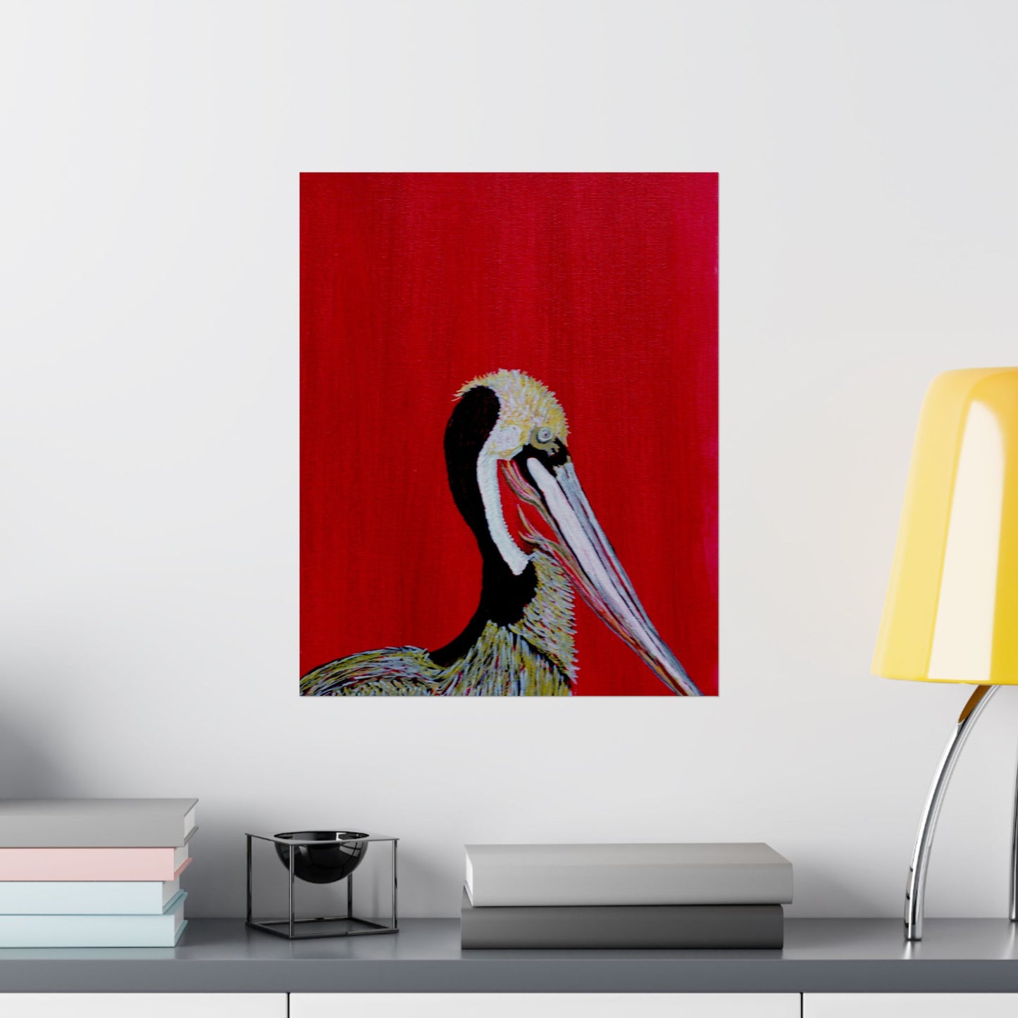 Balanced Pelican Fine Art Matte Vertical Posters