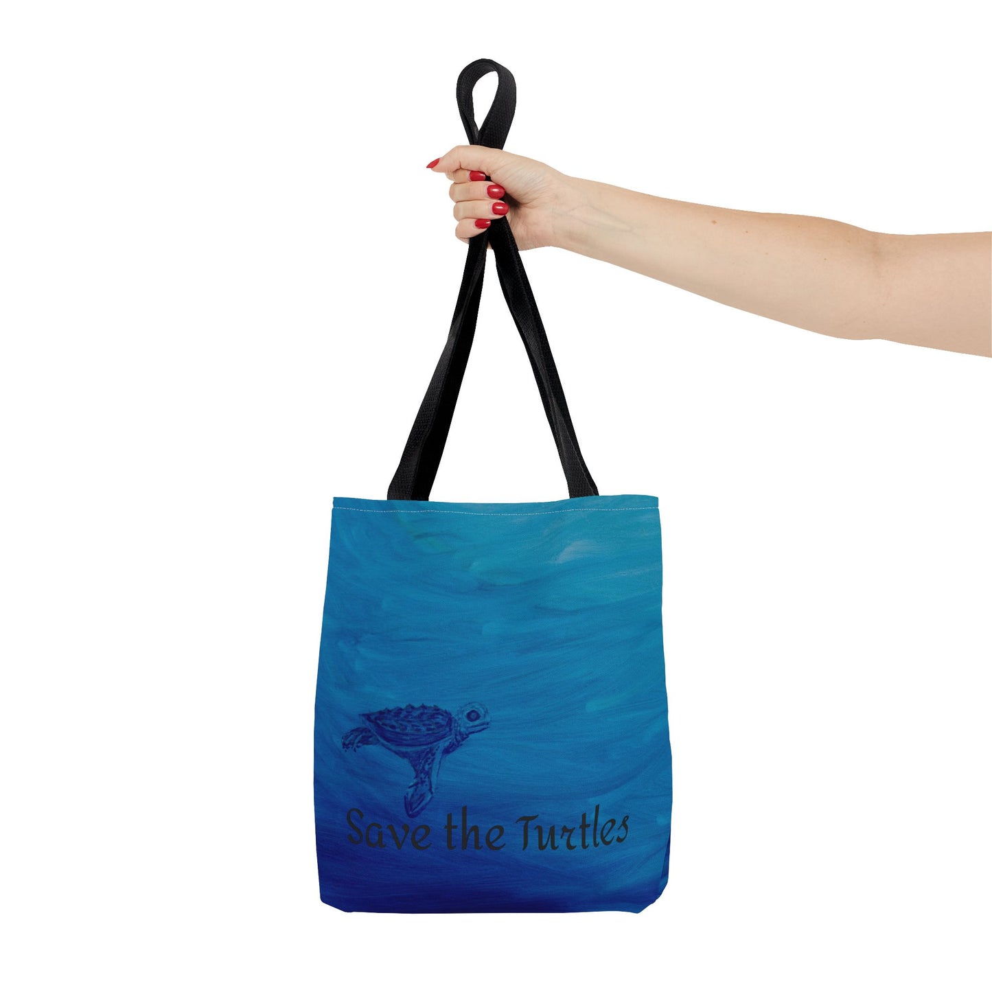 Save the Turtles Tote Bag (AOP)