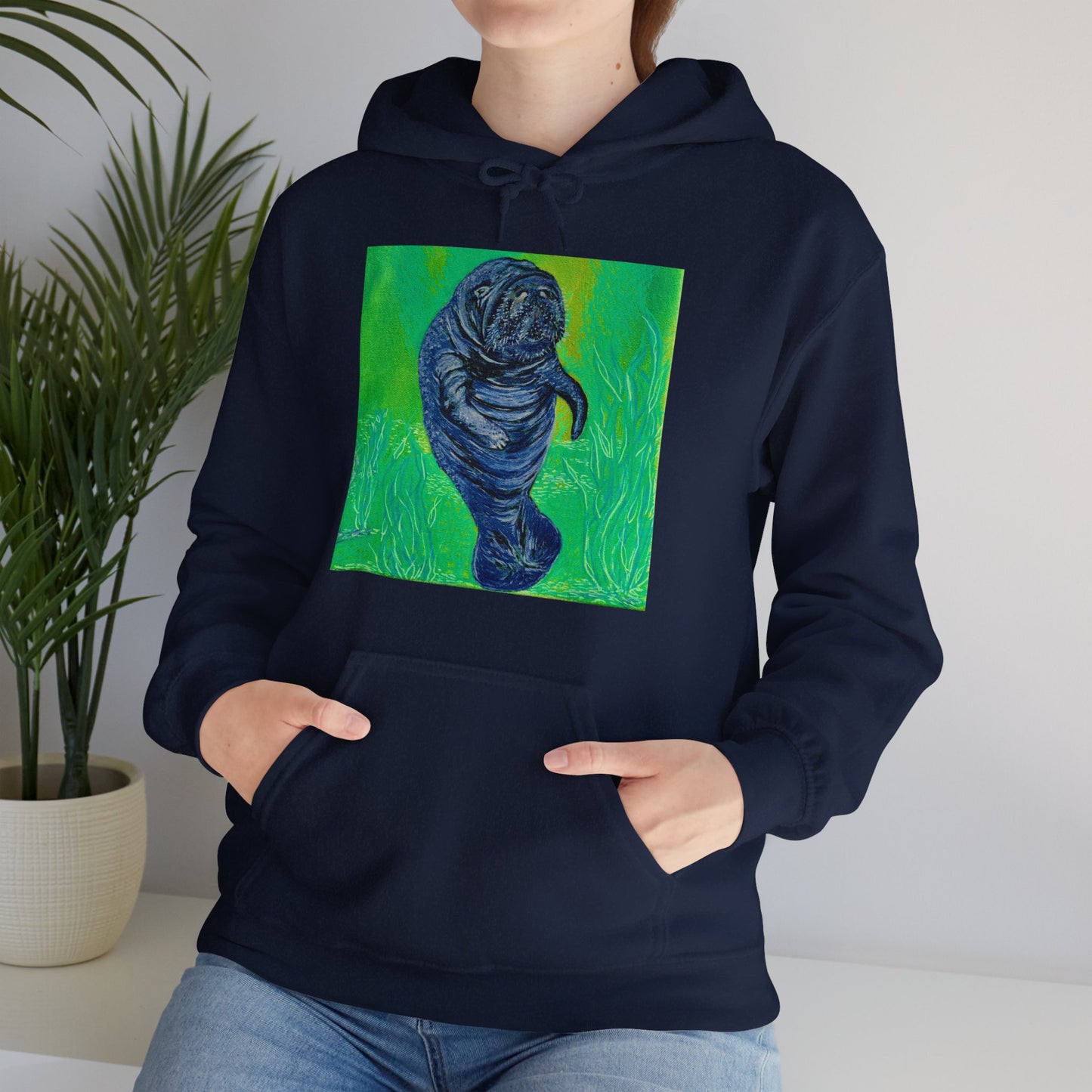 A Bright Future for the Manatee Unisex Heavy Blend™ Hooded Sweatshirt